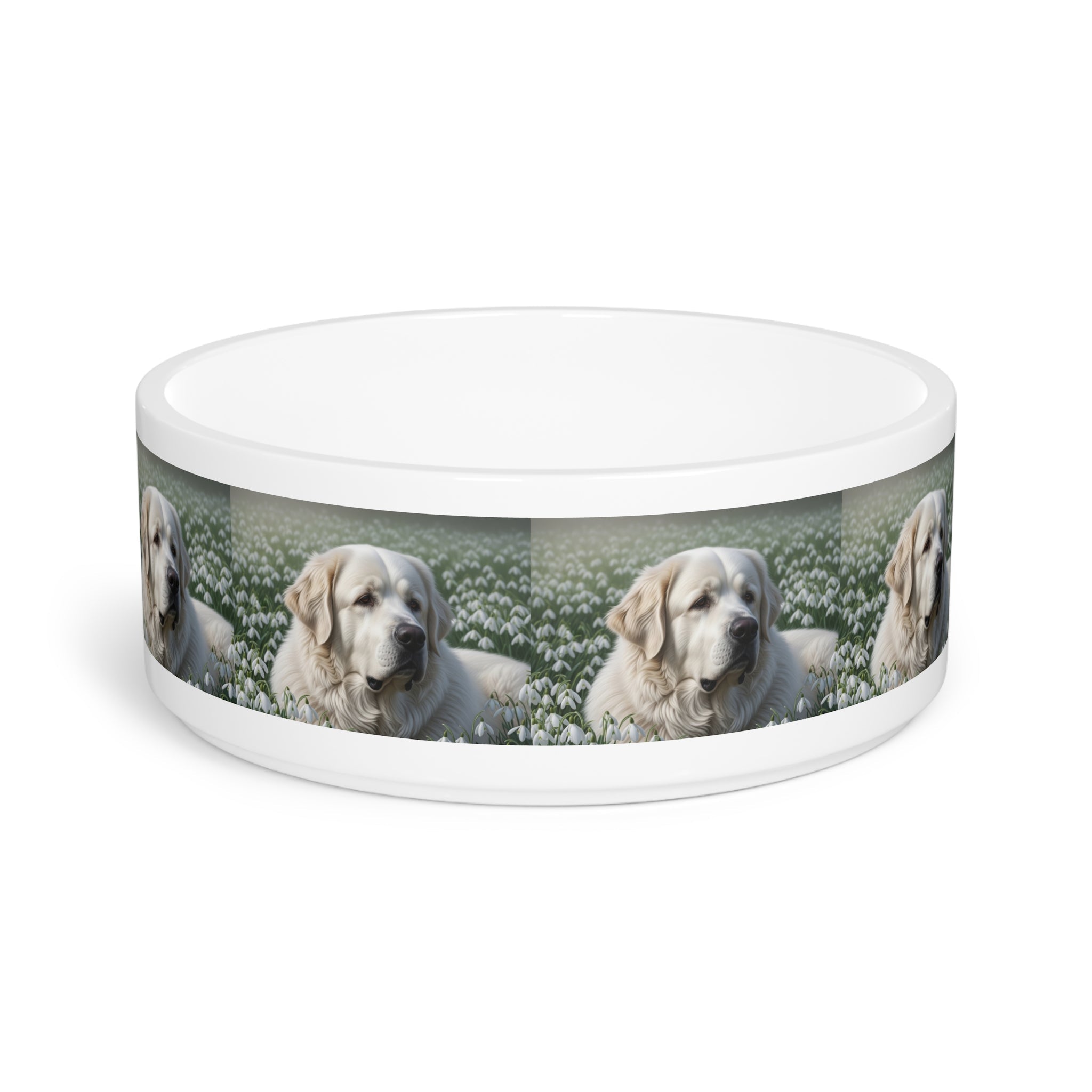 Ceramic Pet Bowl – 16 oz Dog Feeding Bowl