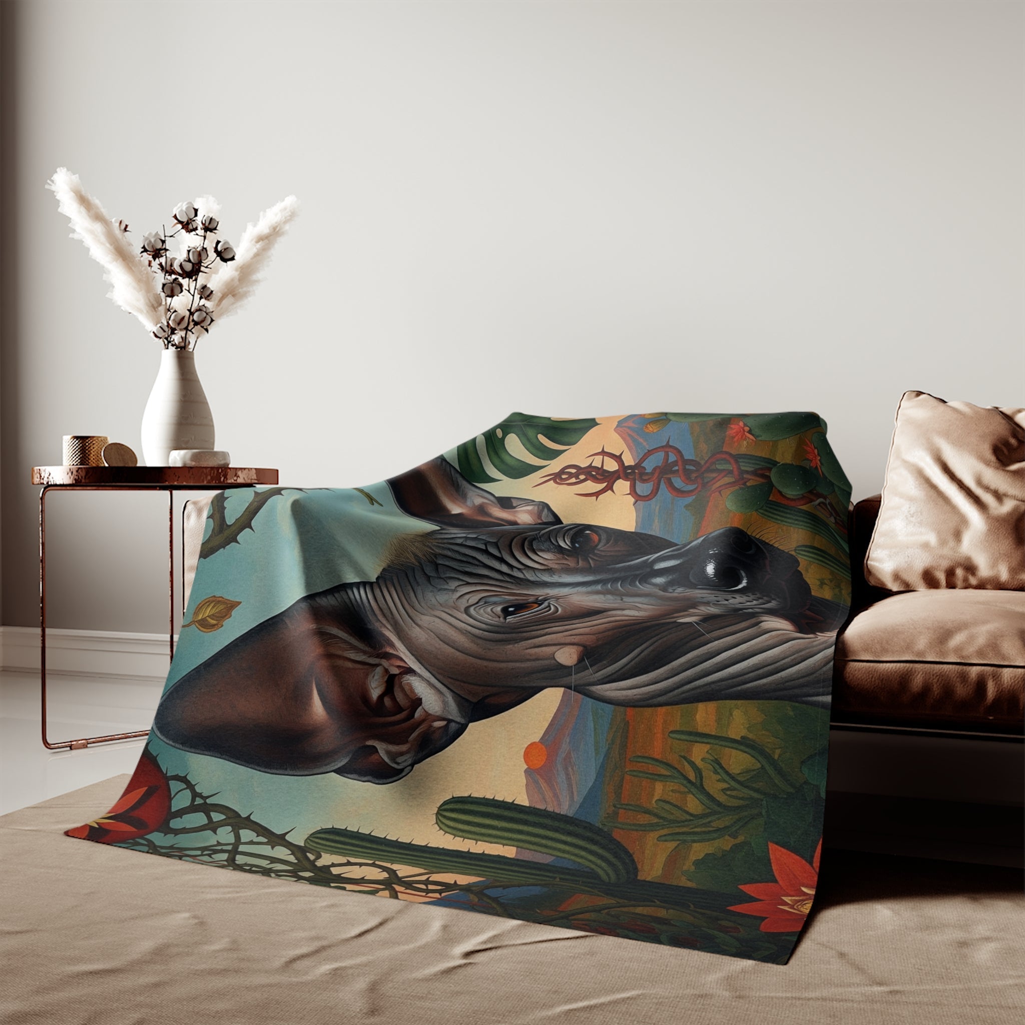 Sweatshirt Blanket – Plush Fleece Throw, 2 Size Options