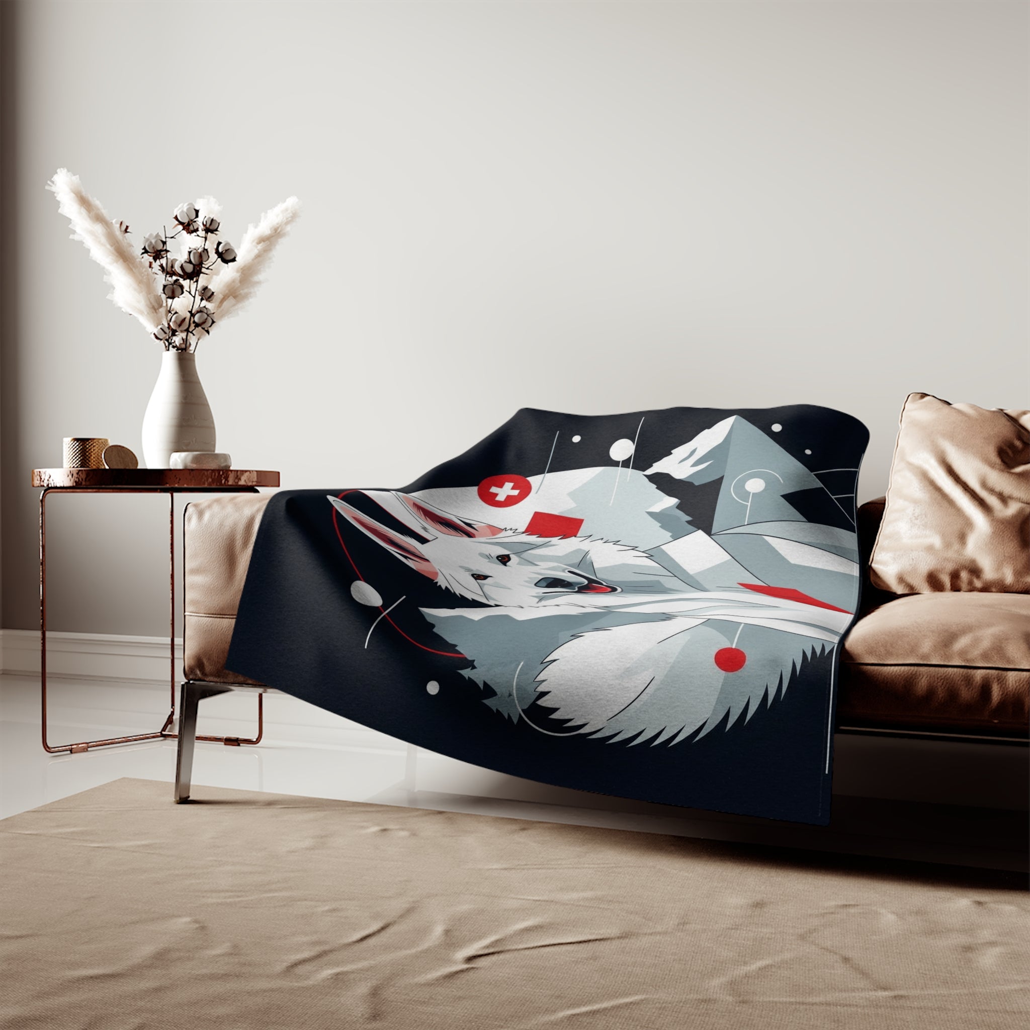 Sweatshirt Blanket – Plush Fleece Throw, 2 Size Options