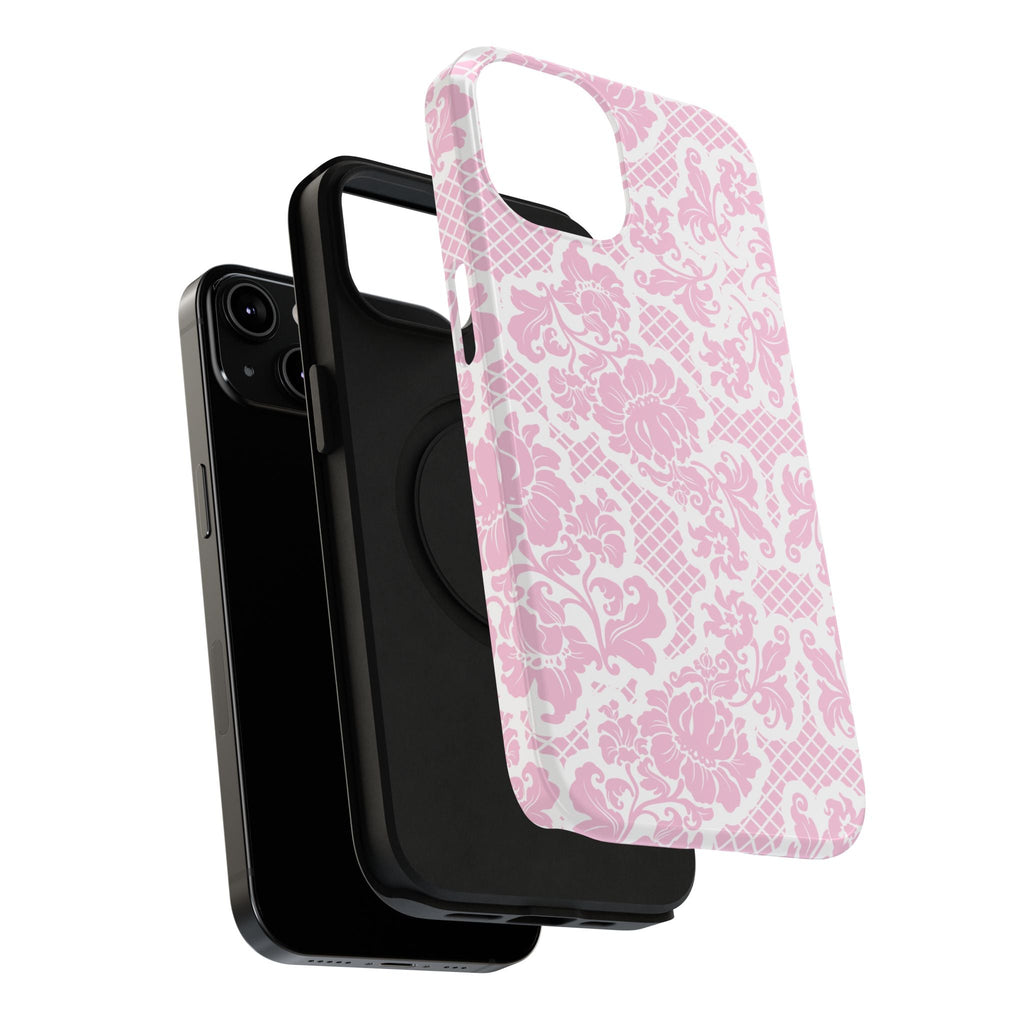 Customizable: Pink Lace Inspired Elegantly Chic Impact-Resistant Case