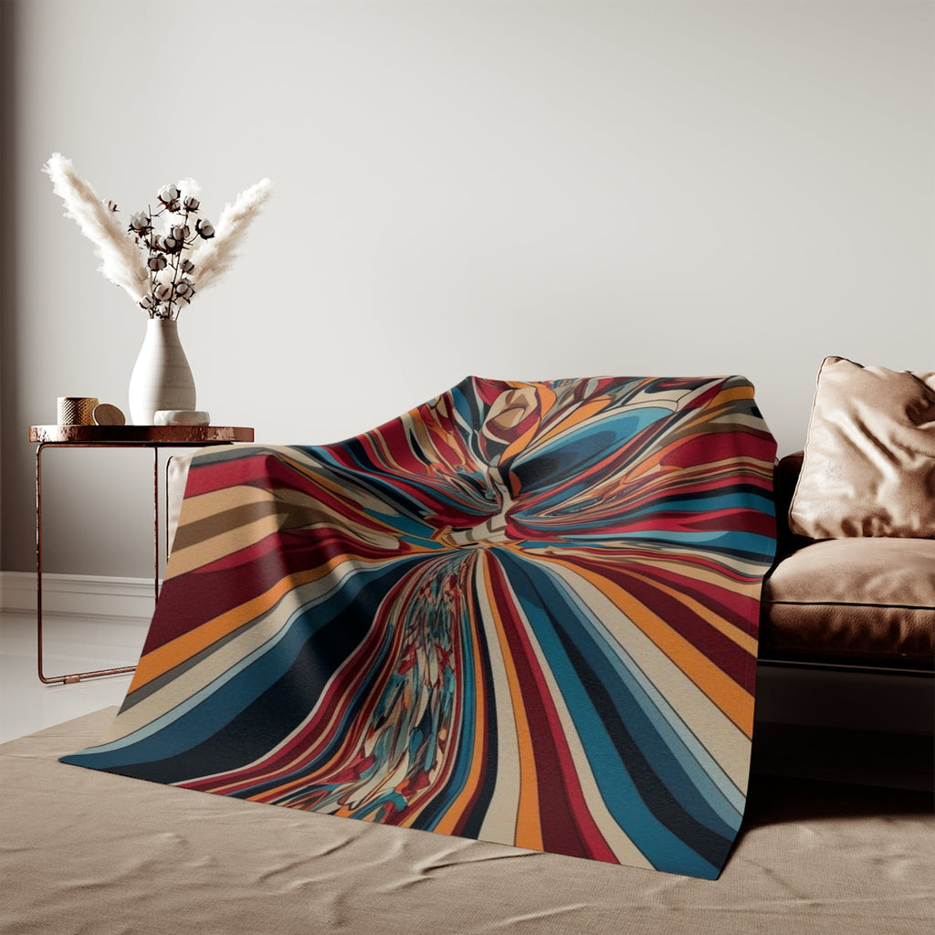 Sweatshirt Blanket – Plush Fleece Throw, 2 Size Options