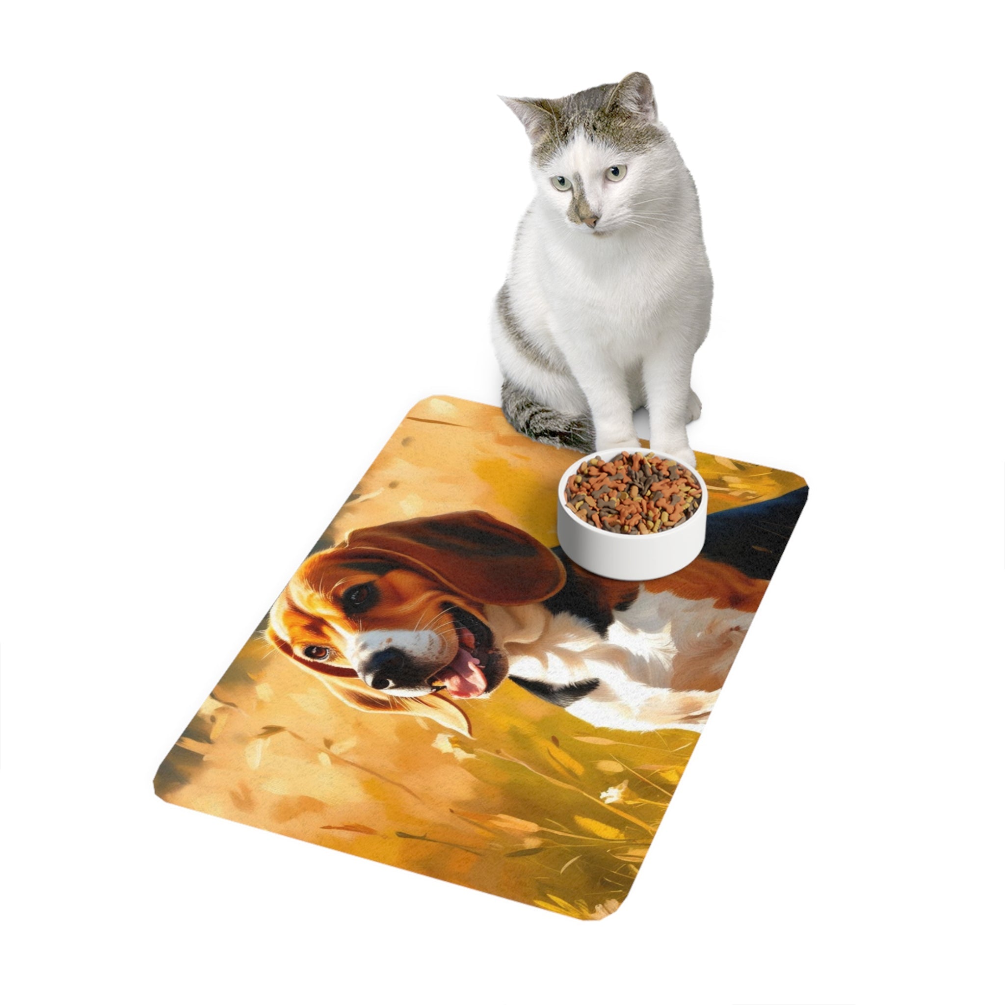 Non-Slip Pet Food Mat – Waterproof Feeding Mat for Dogs