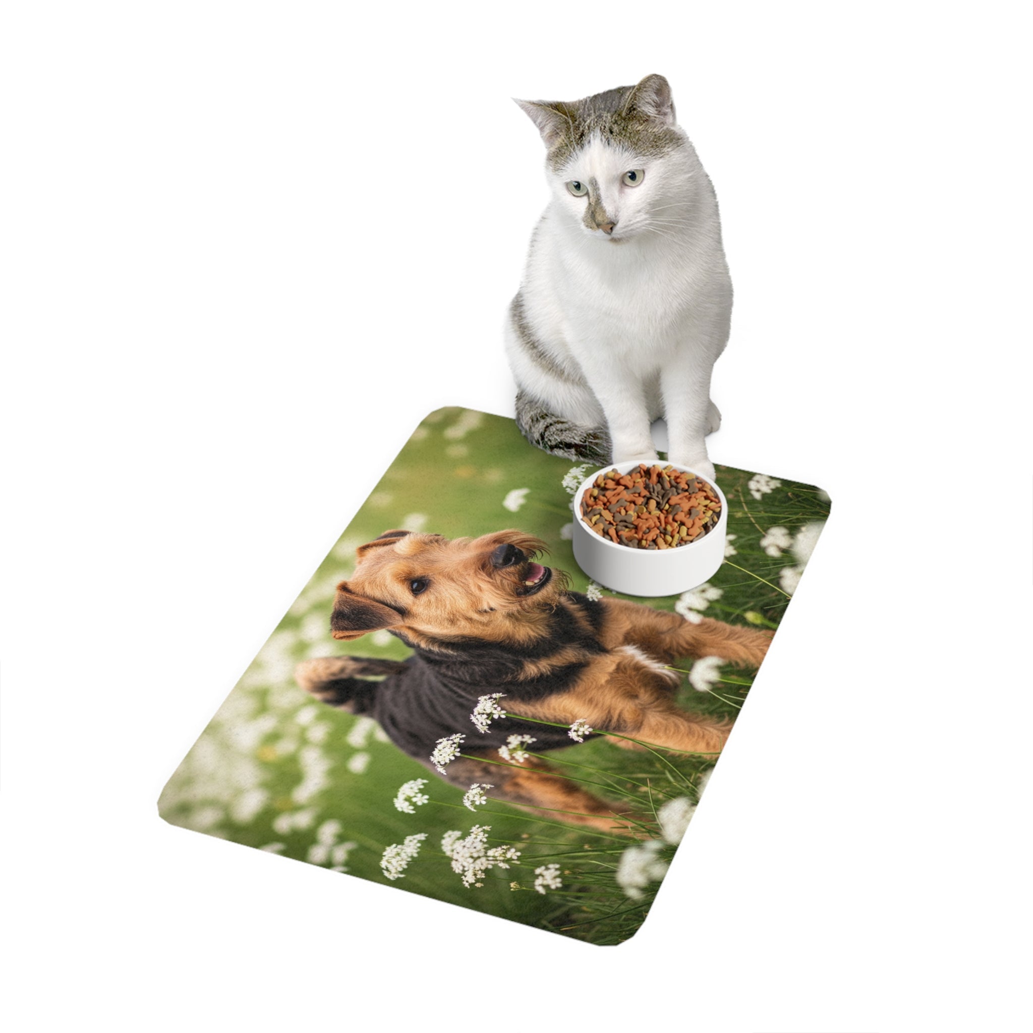 Non-Slip Pet Food Mat – Waterproof Feeding Mat for Dogs