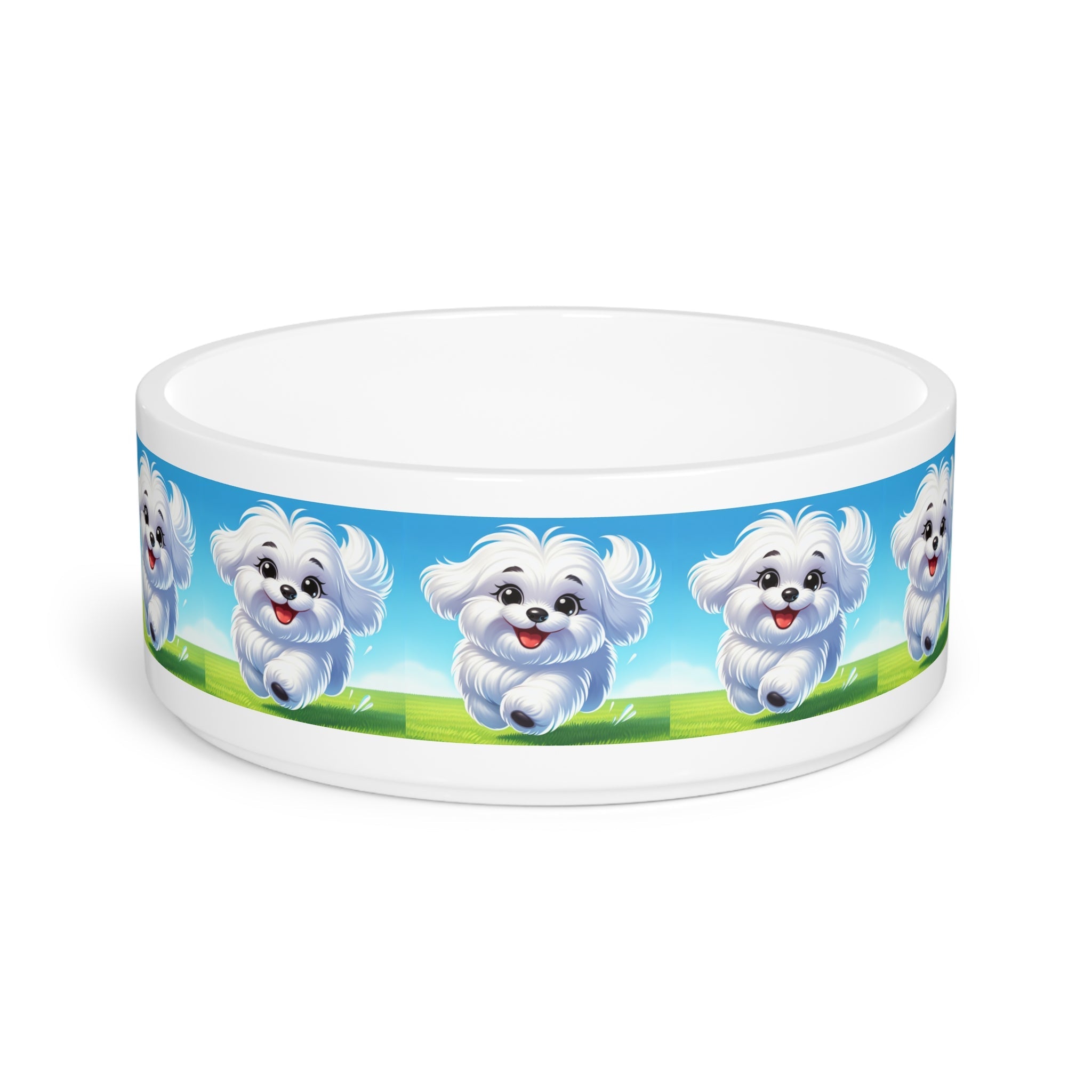 Ceramic Pet Bowl – 16 oz Dog Feeding Bowl