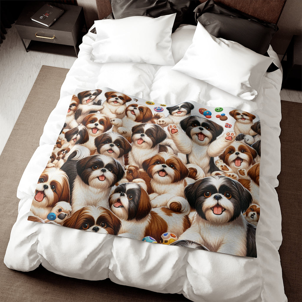Sweatshirt Blanket – Plush Fleece Throw, 2 Size Options