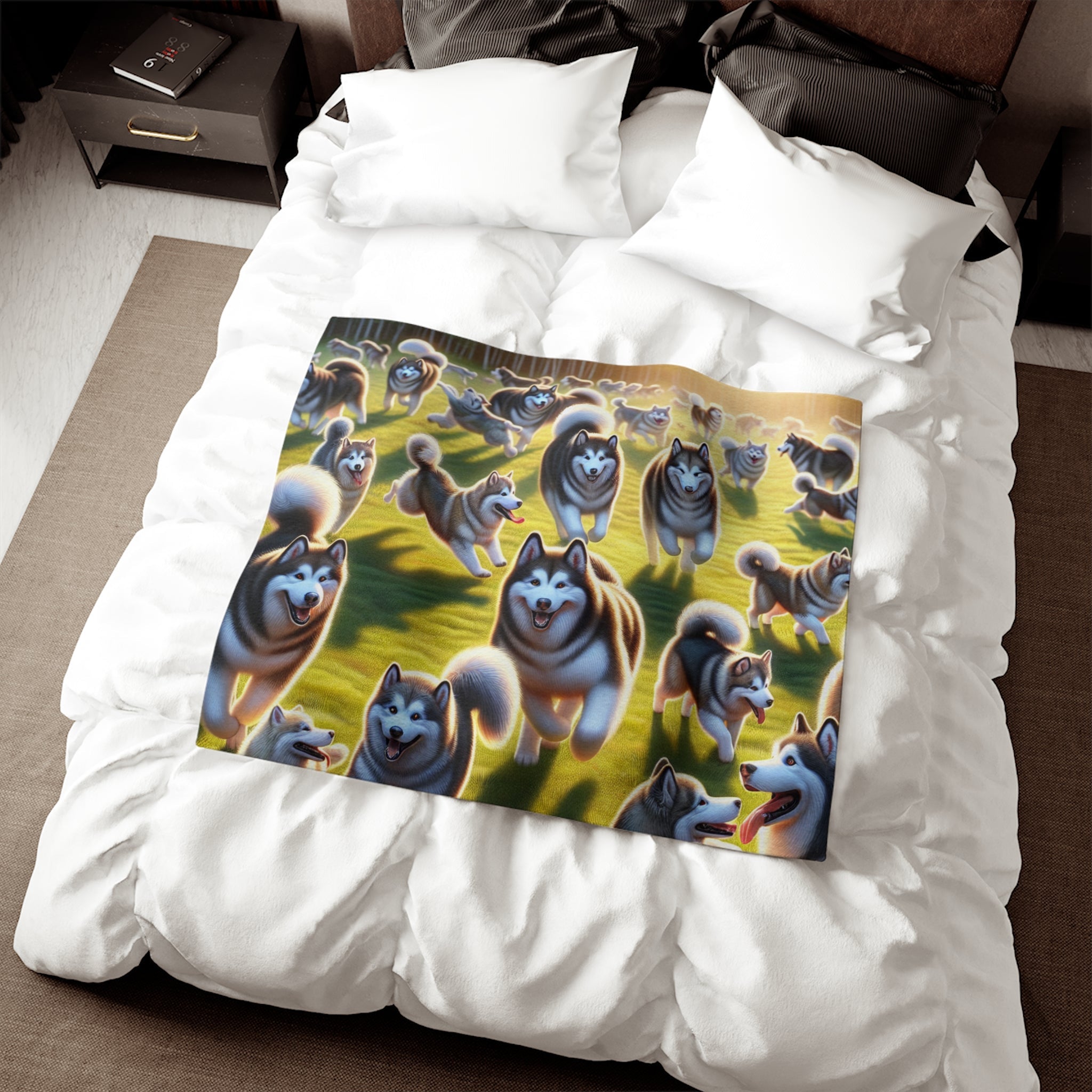 Sweatshirt Blanket – Plush Fleece Throw, 2 Size Options