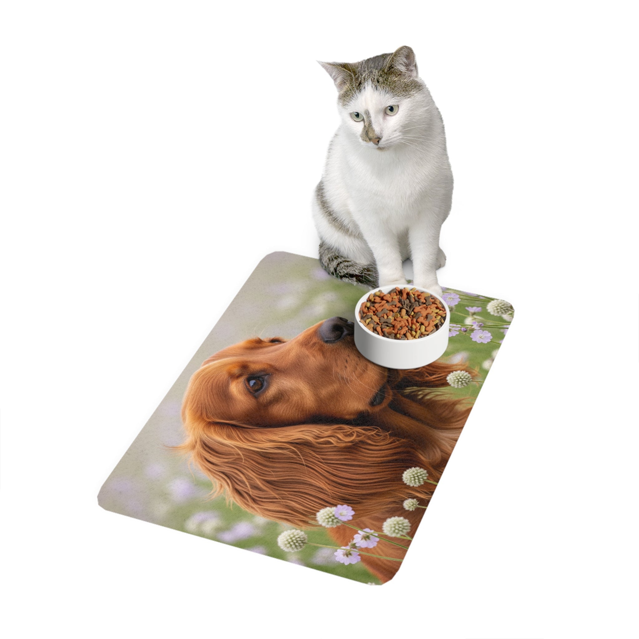Non-Slip Pet Food Mat – Waterproof Feeding Mat for Dogs