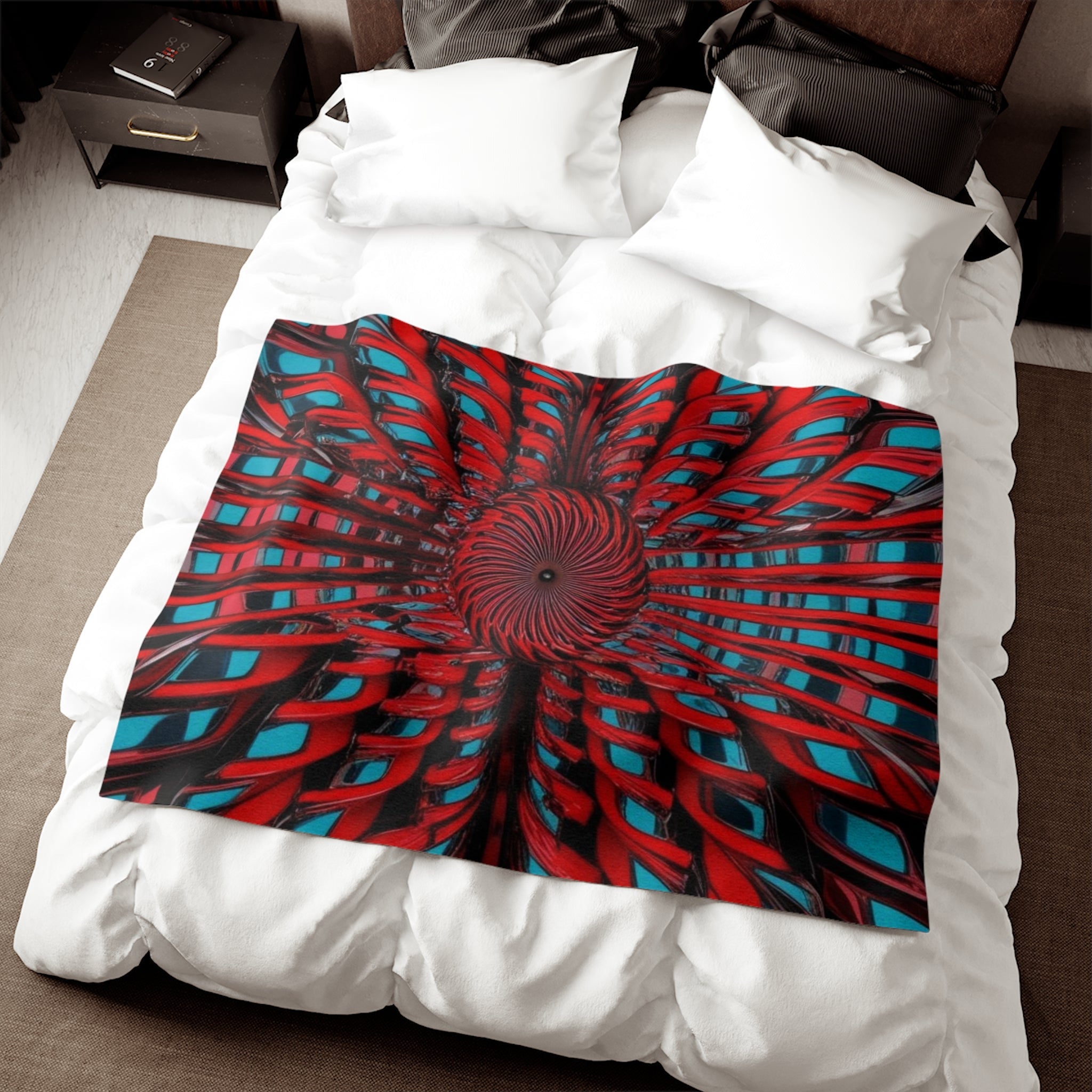 Sweatshirt Blanket – Plush Fleece Throw, 2 Size Options
