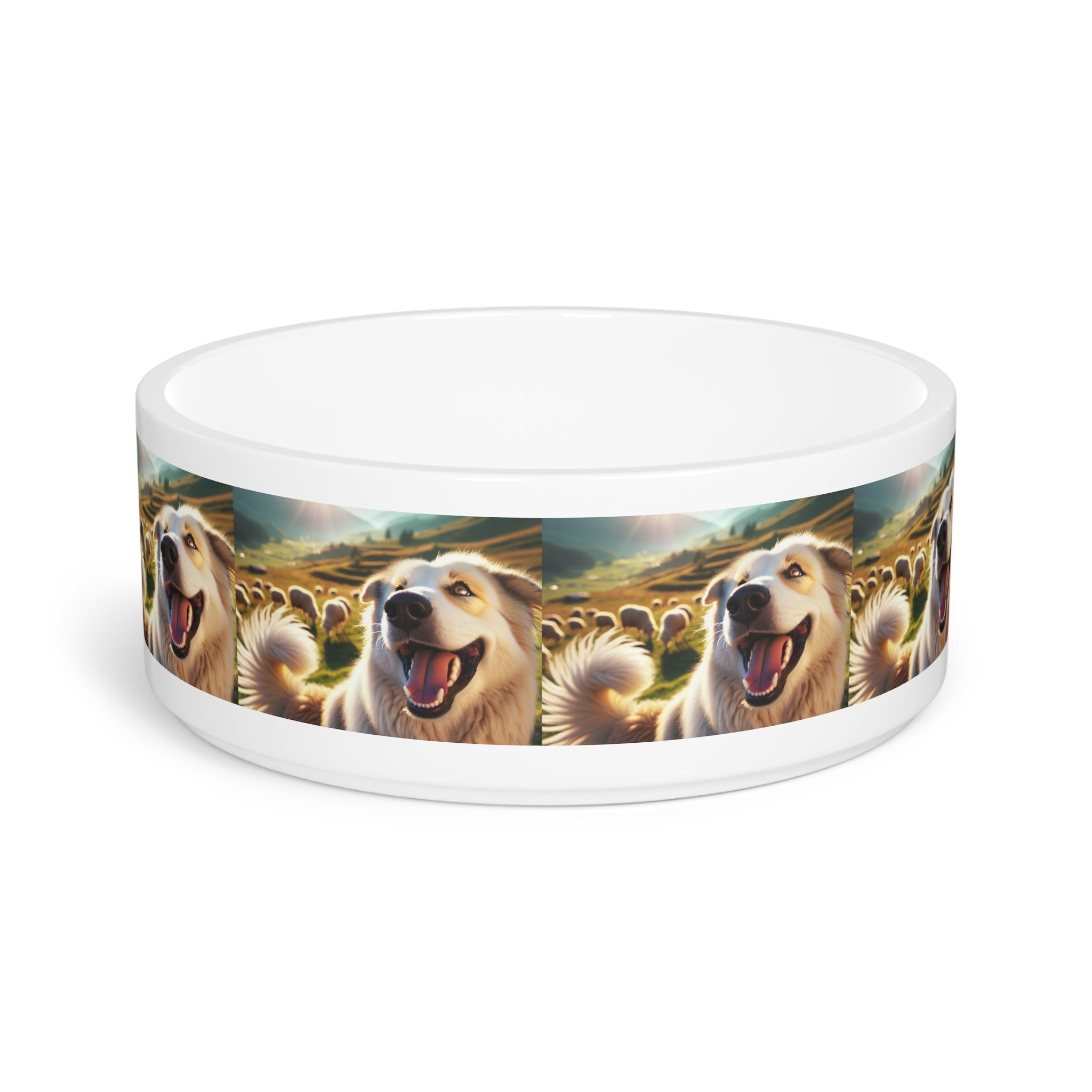 Ceramic Pet Bowl – 16 oz Dog Feeding Bowl