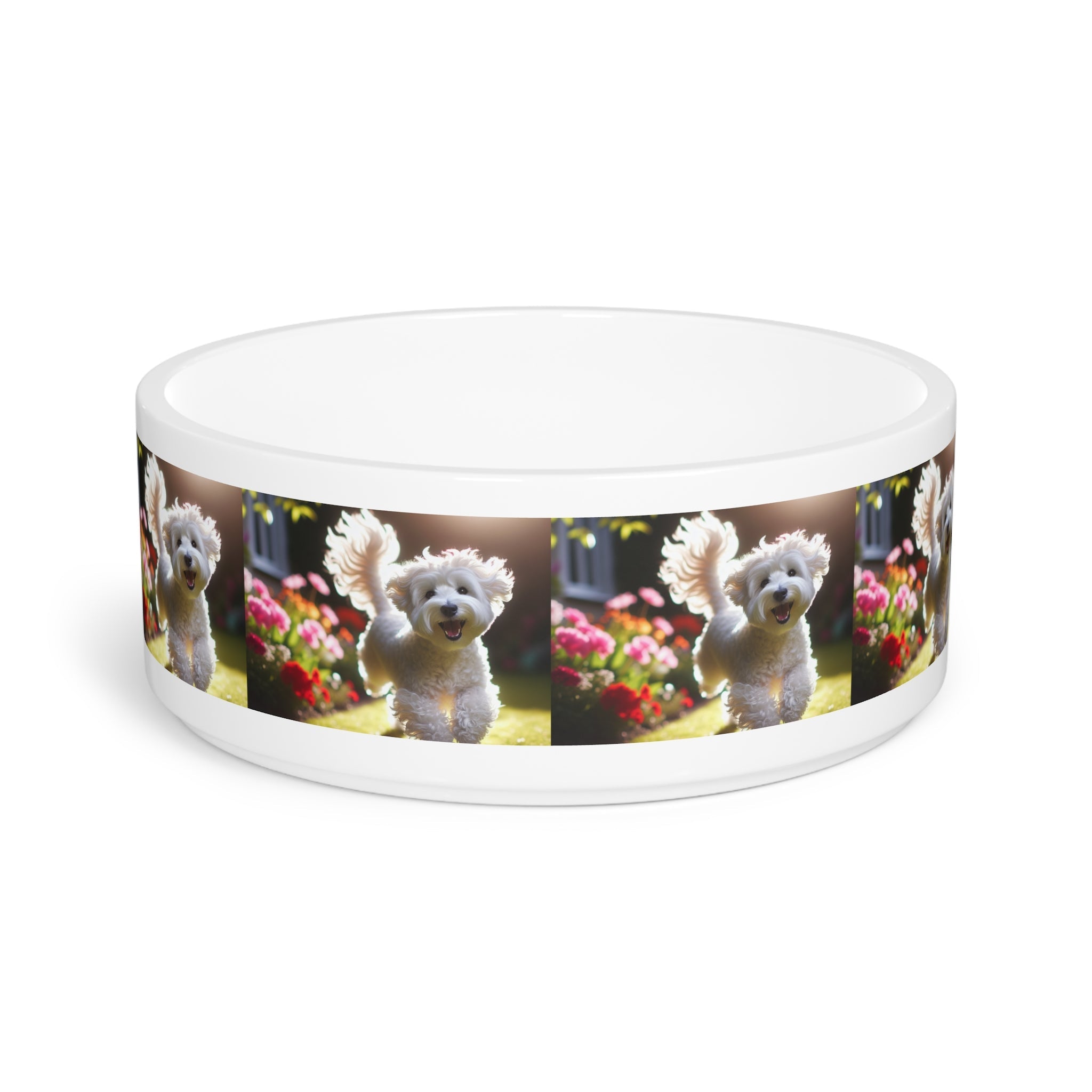 Ceramic Pet Bowl – 16 oz Dog Feeding Bowl