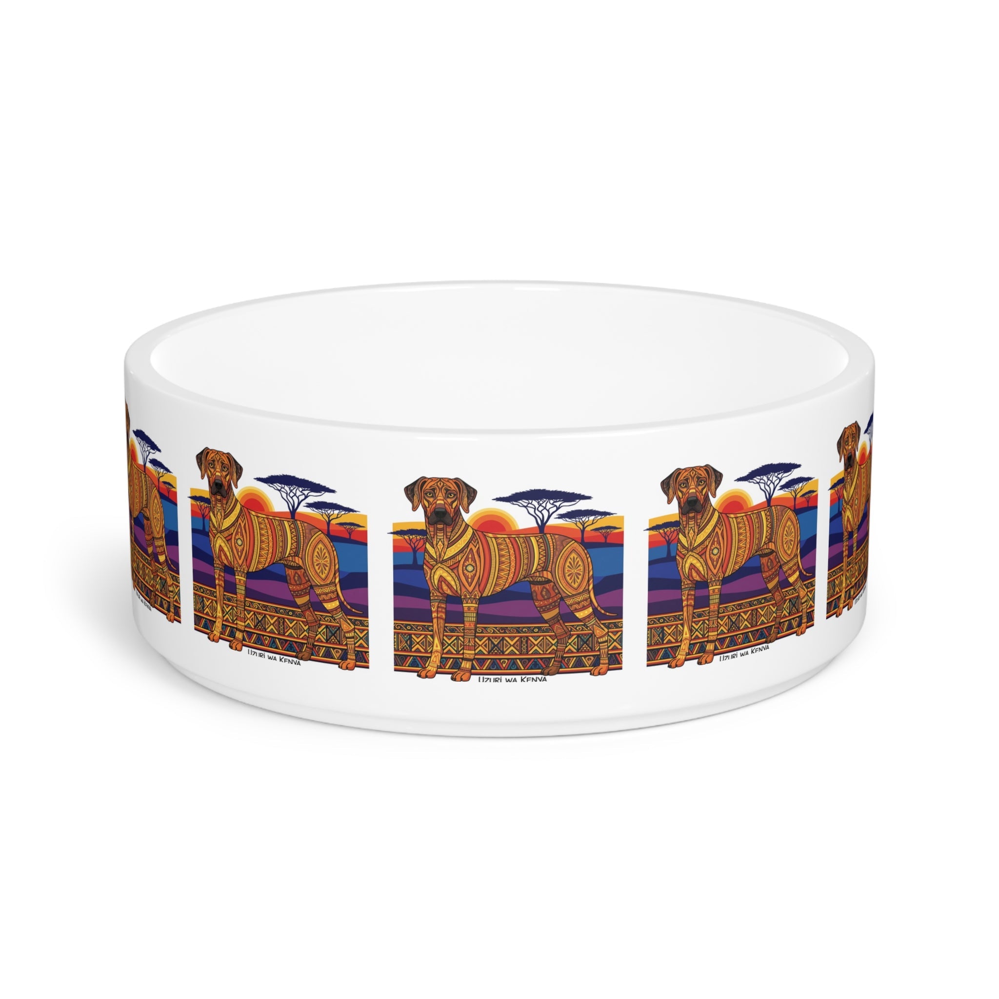 Ceramic Pet Bowl – 16 oz Dog Feeding Bowl