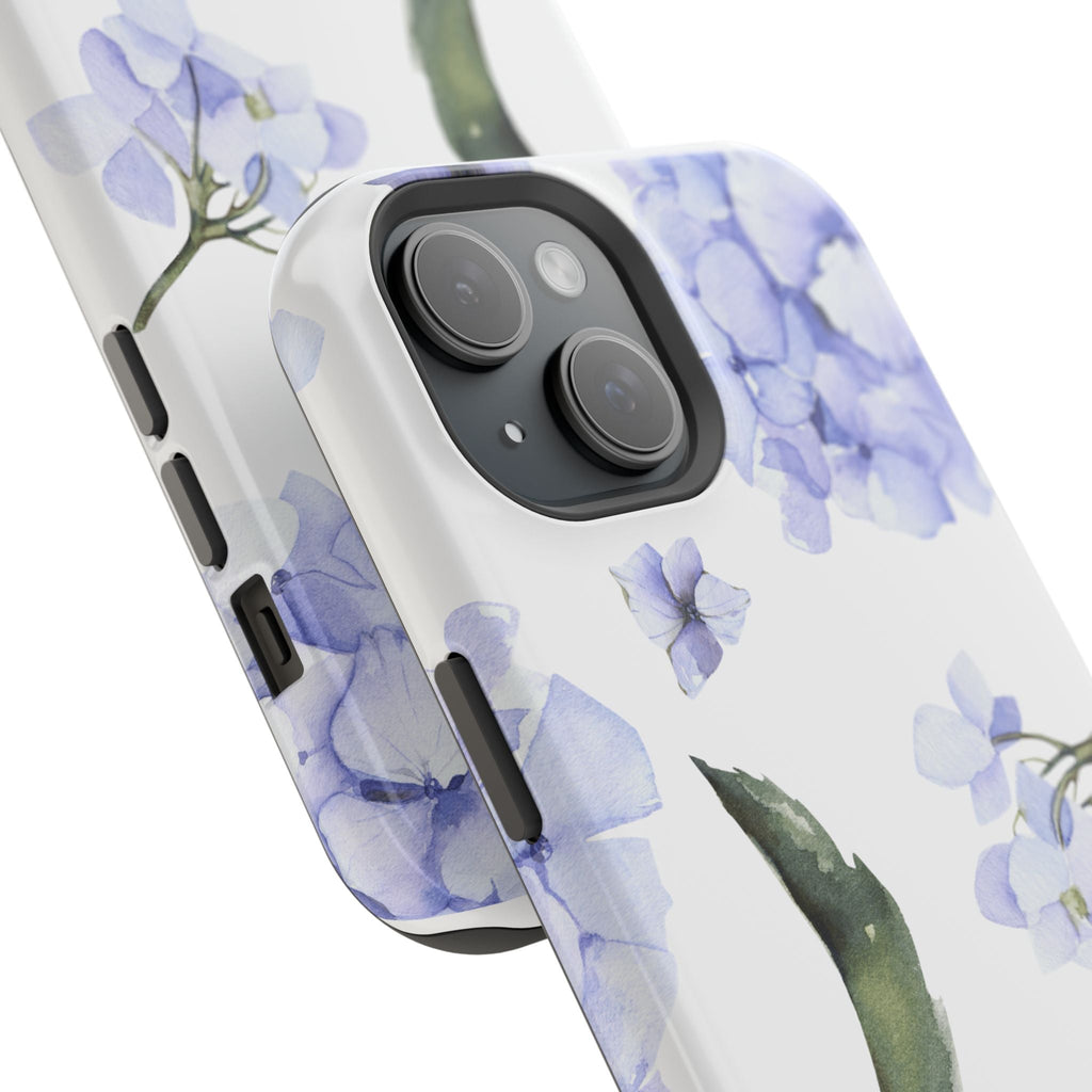 Customizable: Floral Purple Hydrangea Impact-Resistant Phone Case