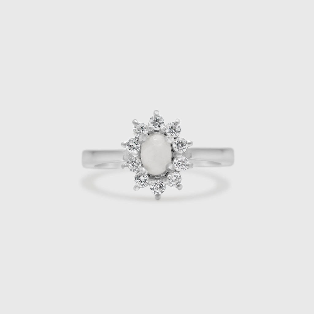 Halo Gem Ring