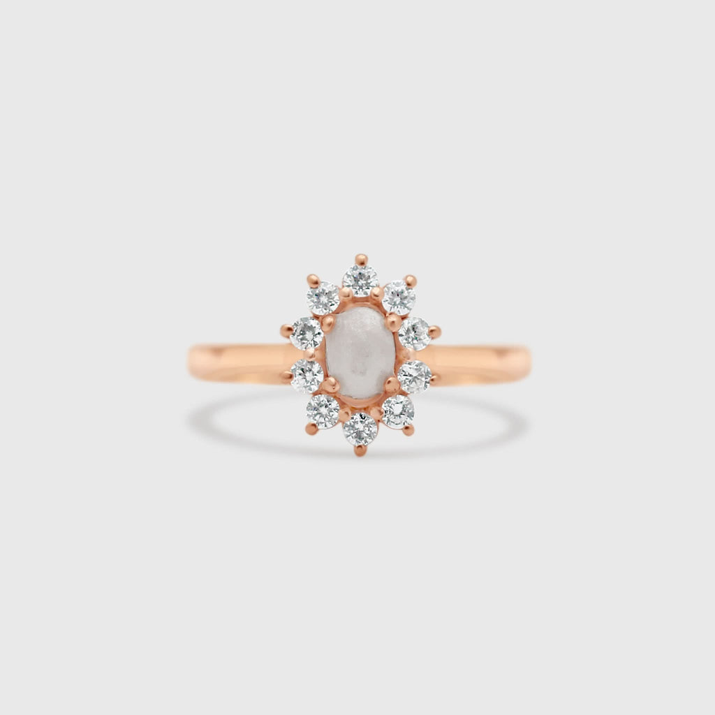 Halo Gem Ring
