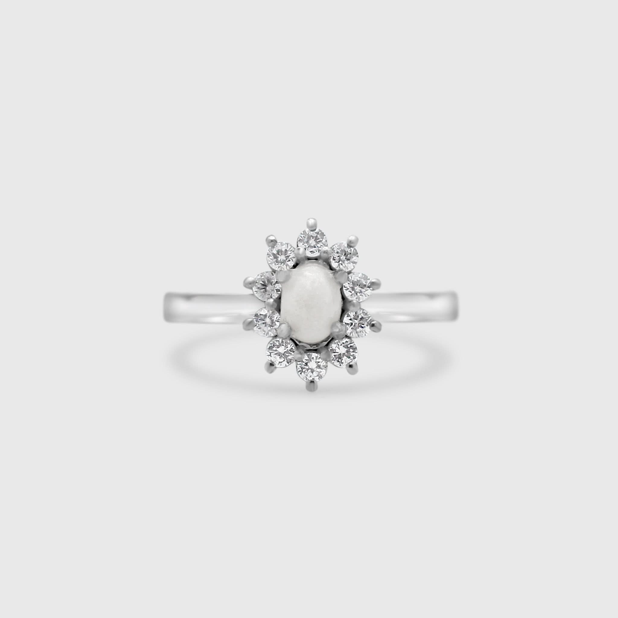 Halo Gem Ring