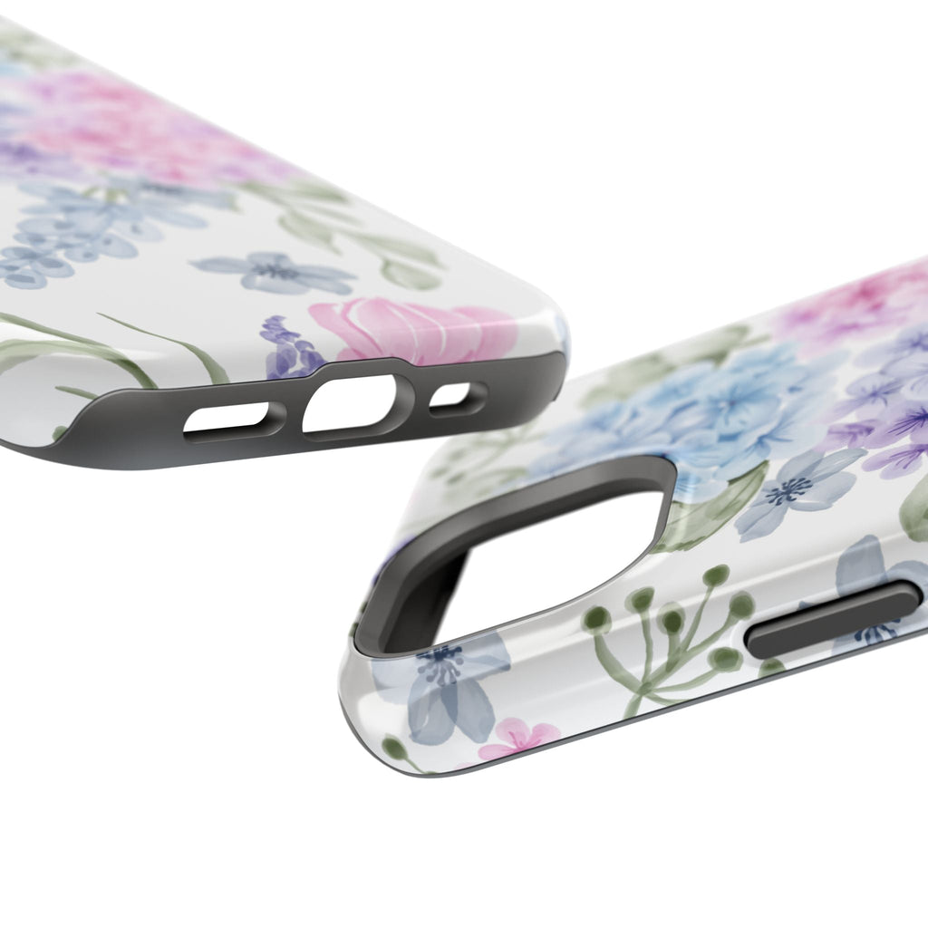 Customizable: Floral Hydrangea Impact-Resistant Phone Case