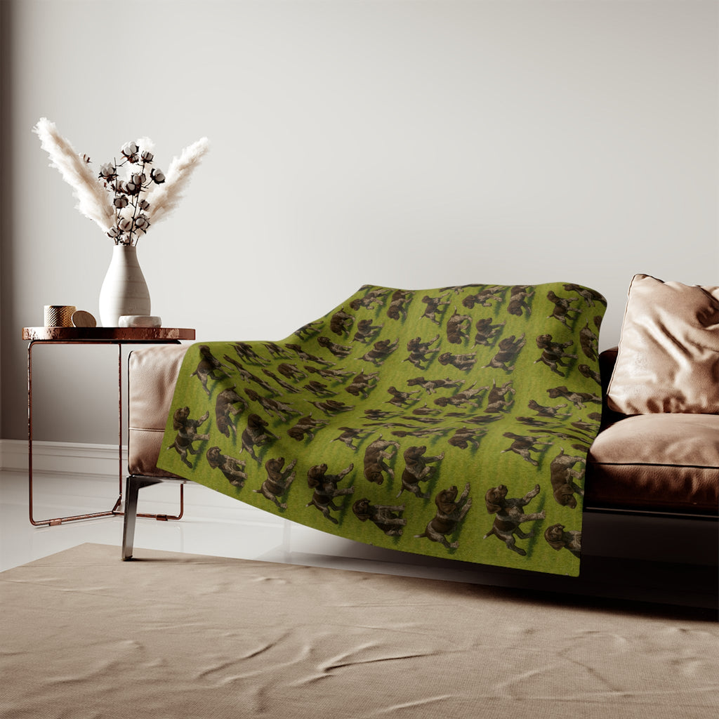 Sweatshirt Blanket – Plush Fleece Throw, 2 Size Options