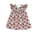 Touchdown Milk Silk Flutter Dress
