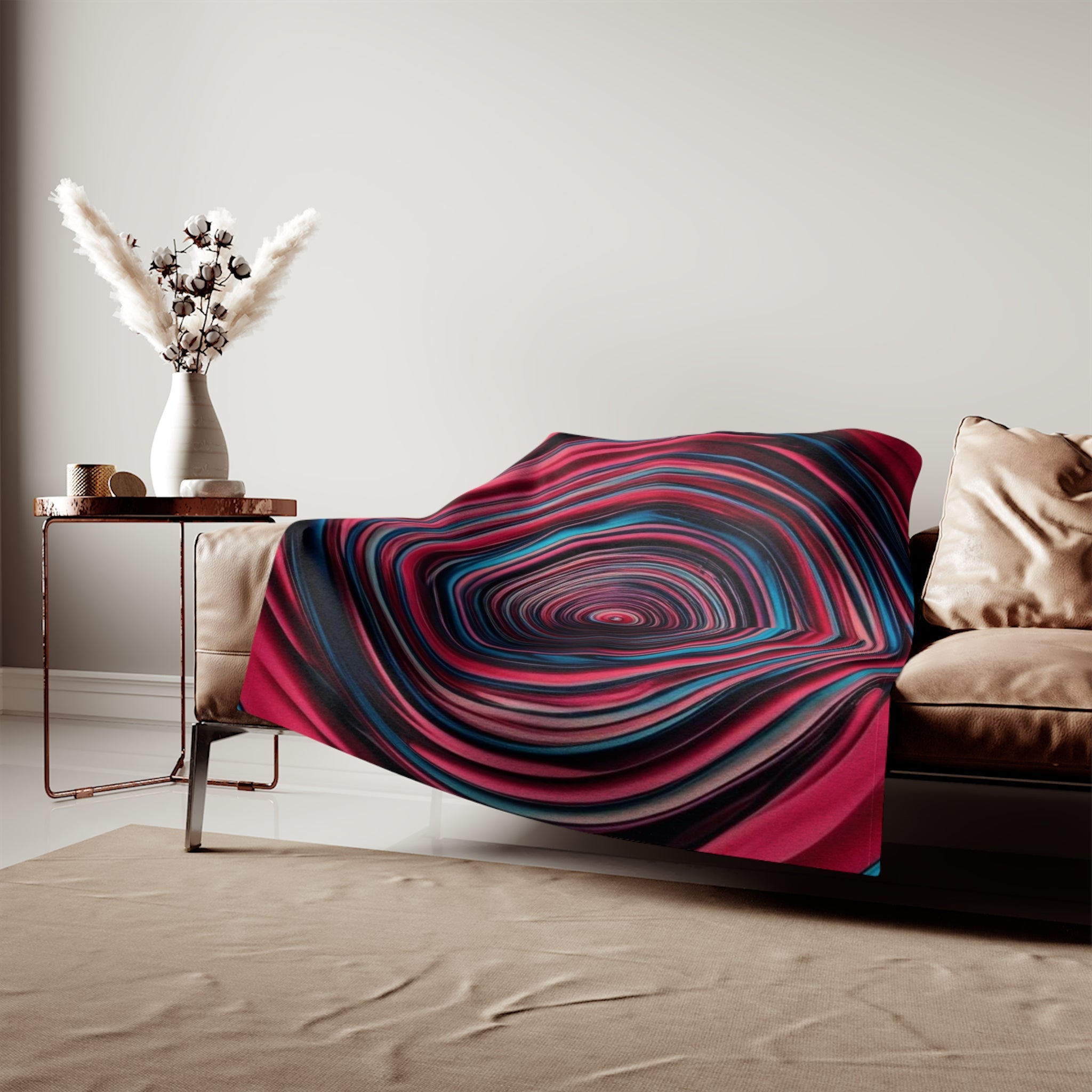Sweatshirt Blanket – Plush Fleece Throw, 2 Size Options