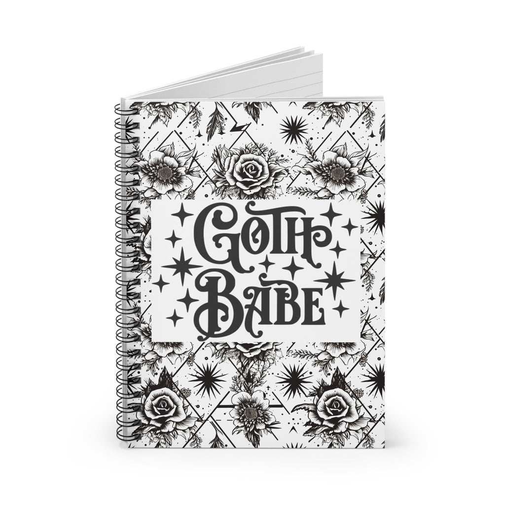 Goth Babe Spiral Journal Notebook