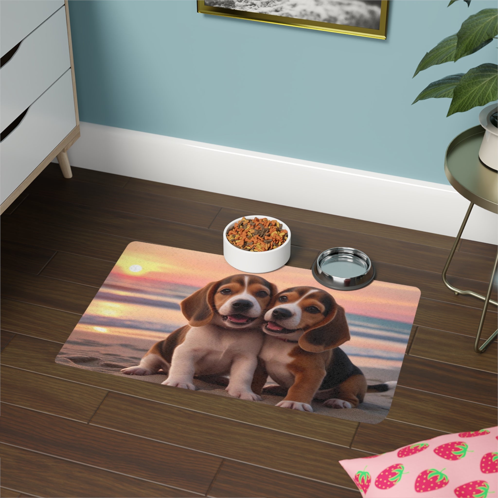 Non-Slip Pet Food Mat – Waterproof Feeding Mat for Dogs