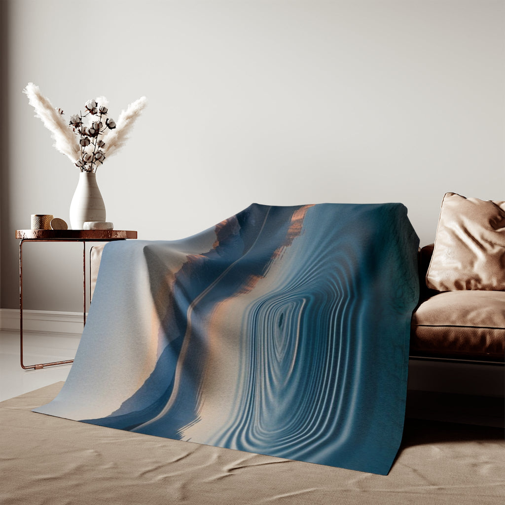 Sweatshirt Blanket – Plush Fleece Throw, 2 Size Options