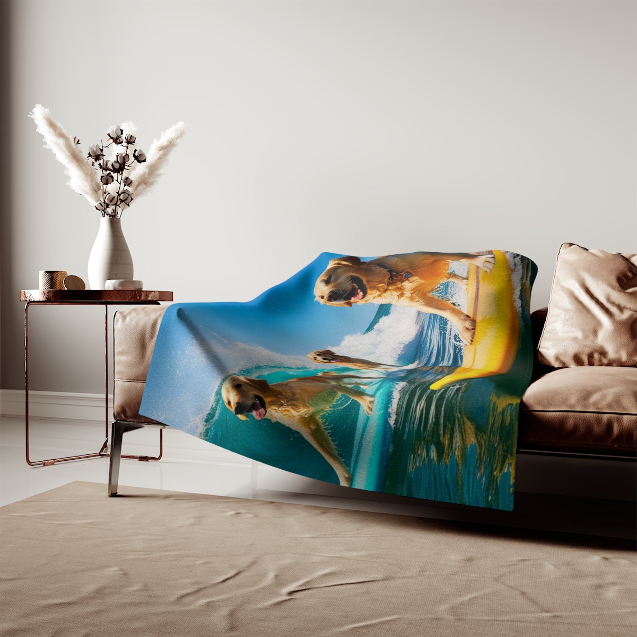 Sweatshirt Blanket – Plush Fleece Throw, 2 Size Options