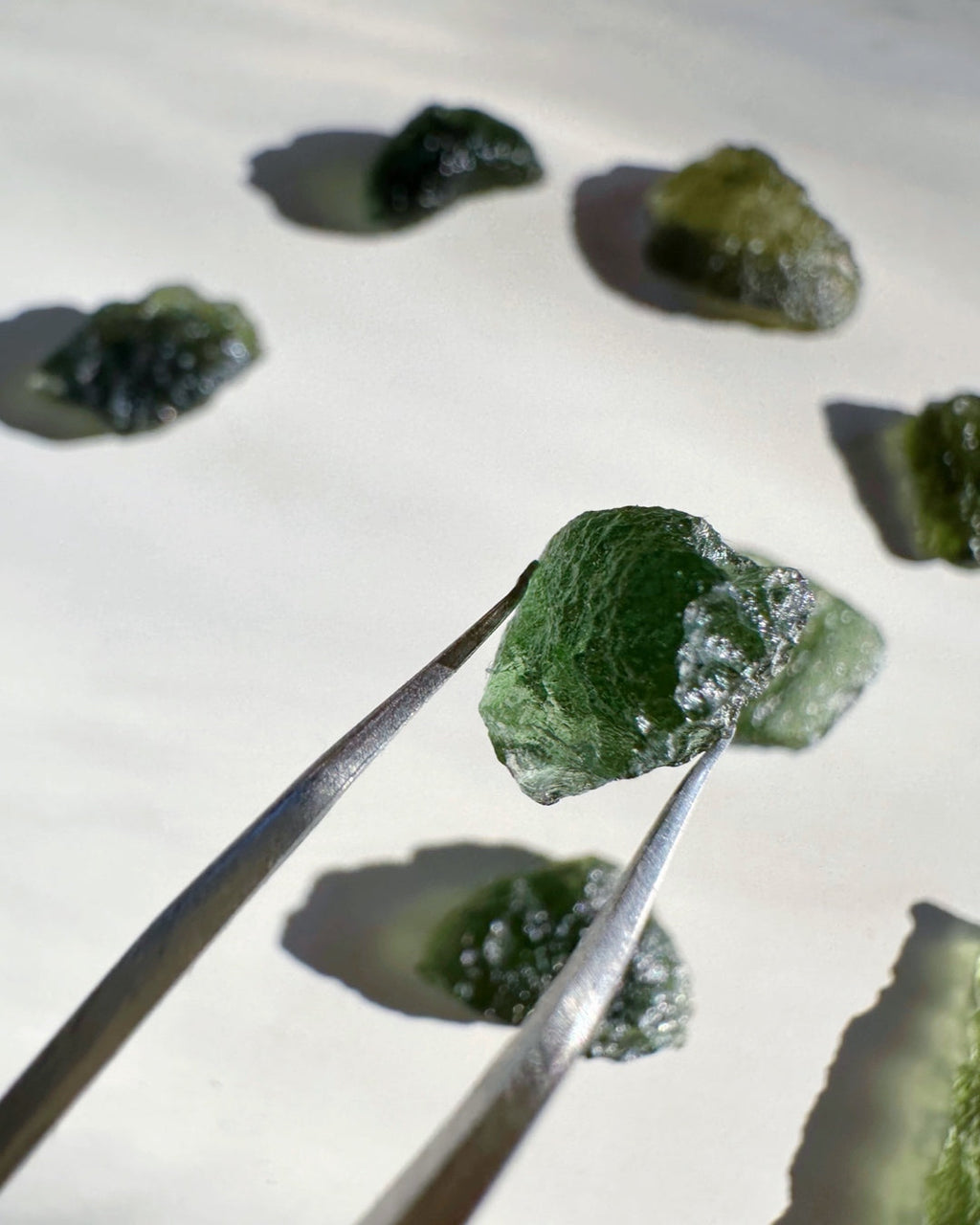 Chlum Moldavite #7 - AA