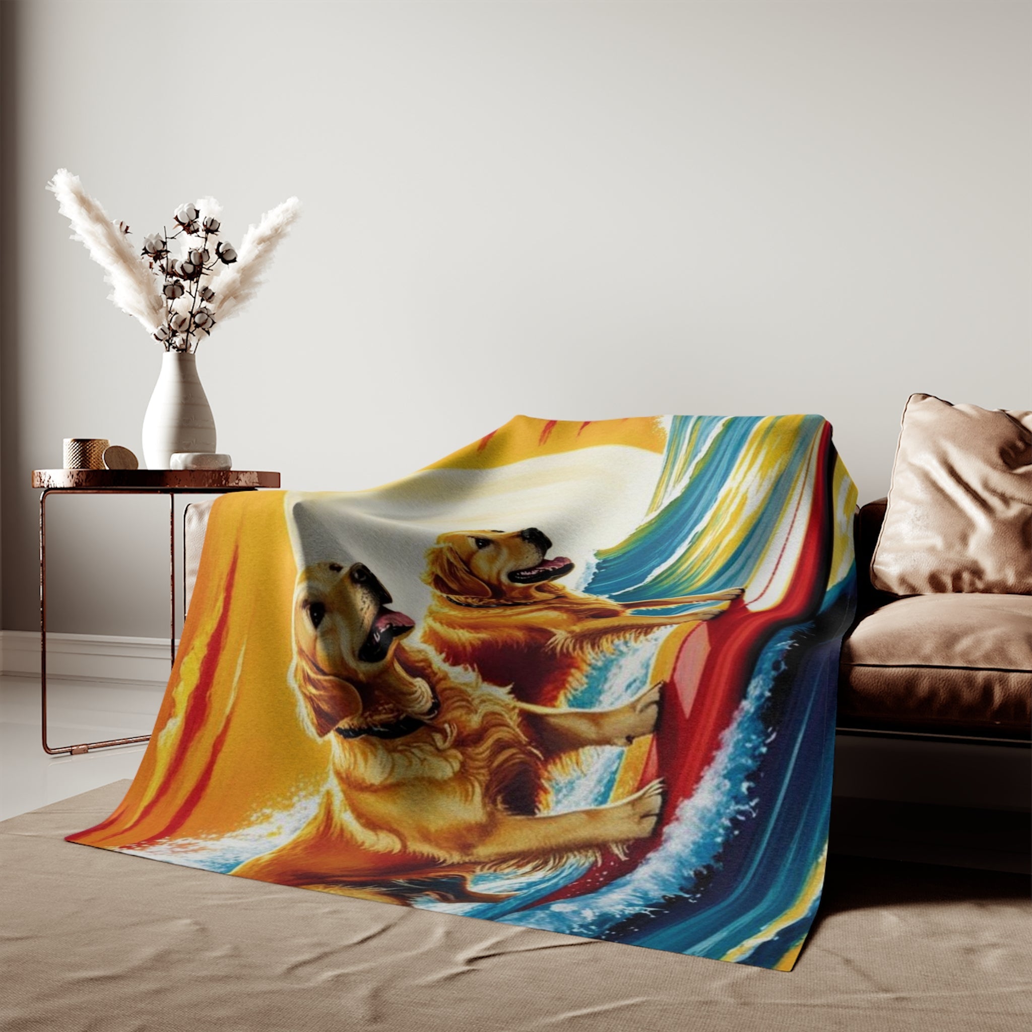Sweatshirt Blanket – Plush Fleece Throw, 2 Size Options