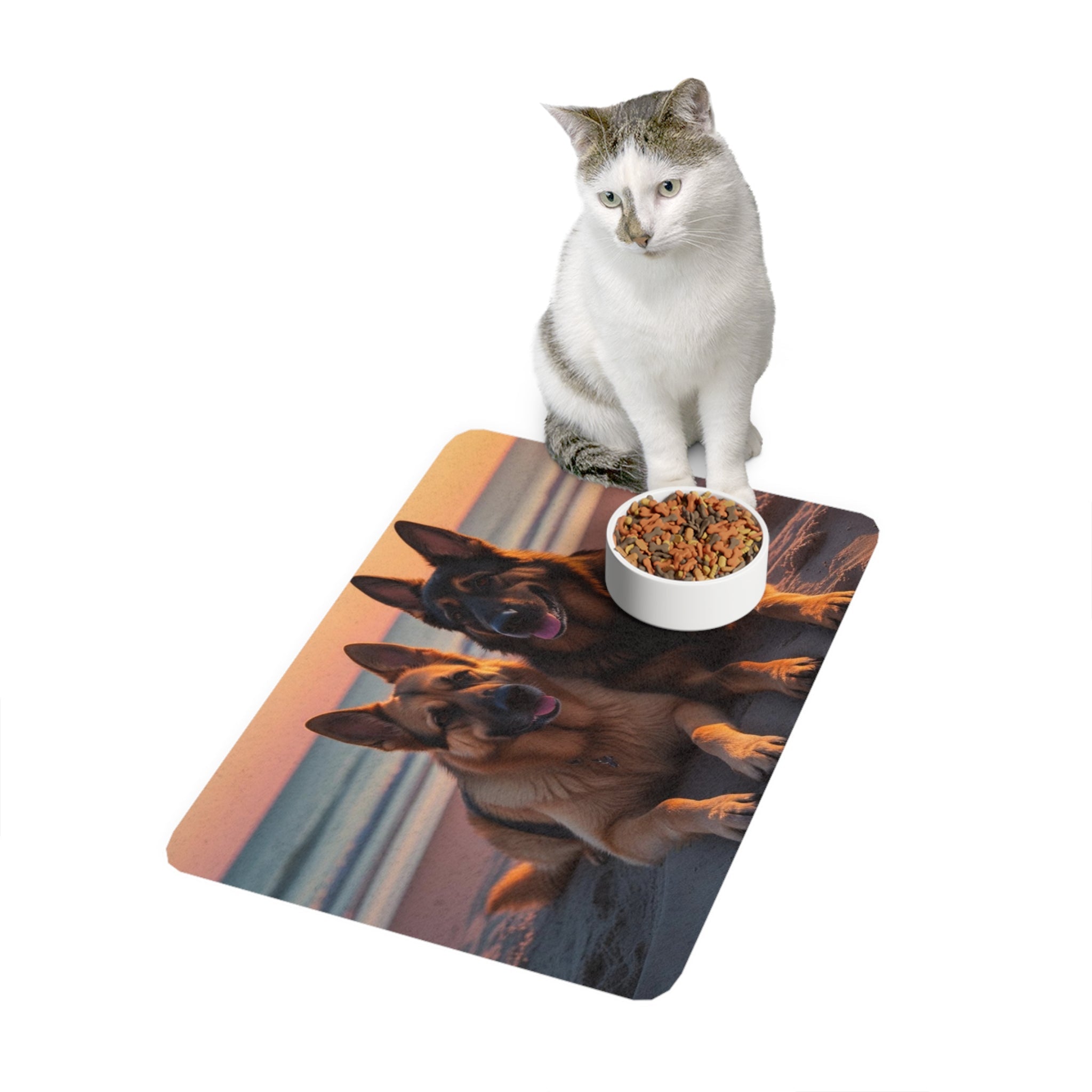 Non-Slip Pet Food Mat – Waterproof Feeding Mat for Dogs
