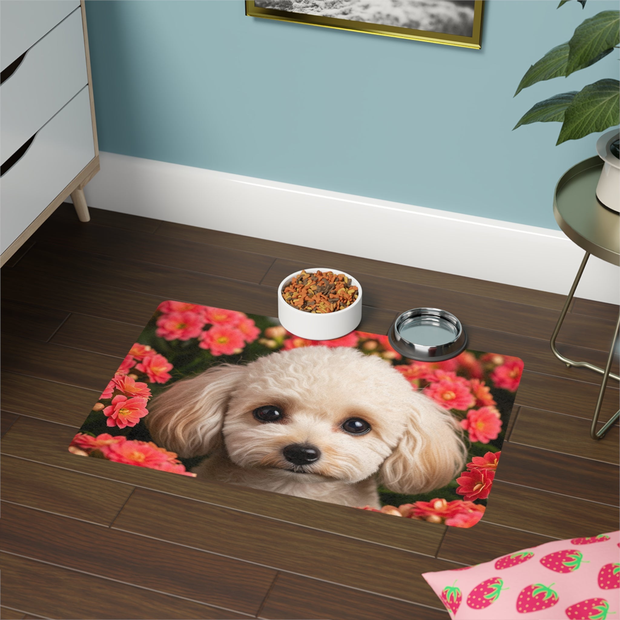 Non-Slip Pet Food Mat – Waterproof Feeding Mat for Dogs