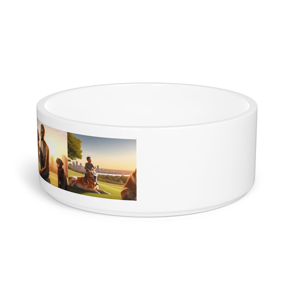 Ceramic Pet Bowl – 16 oz Dog Feeding Bowl