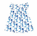 Shark Milk Silk Flutter Dress