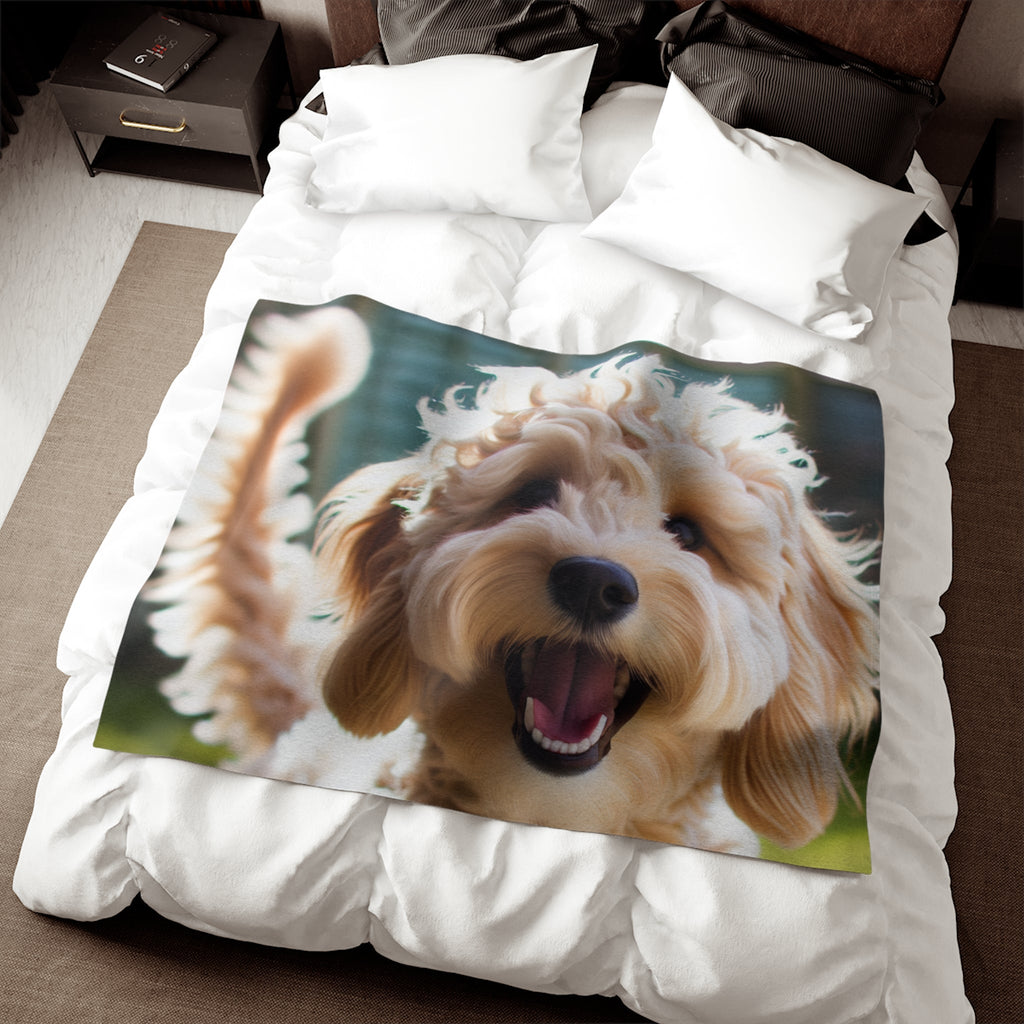 Sweatshirt Blanket – Plush Fleece Throw, 2 Size Options