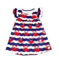 Crab Milk Silk Flutter Dress