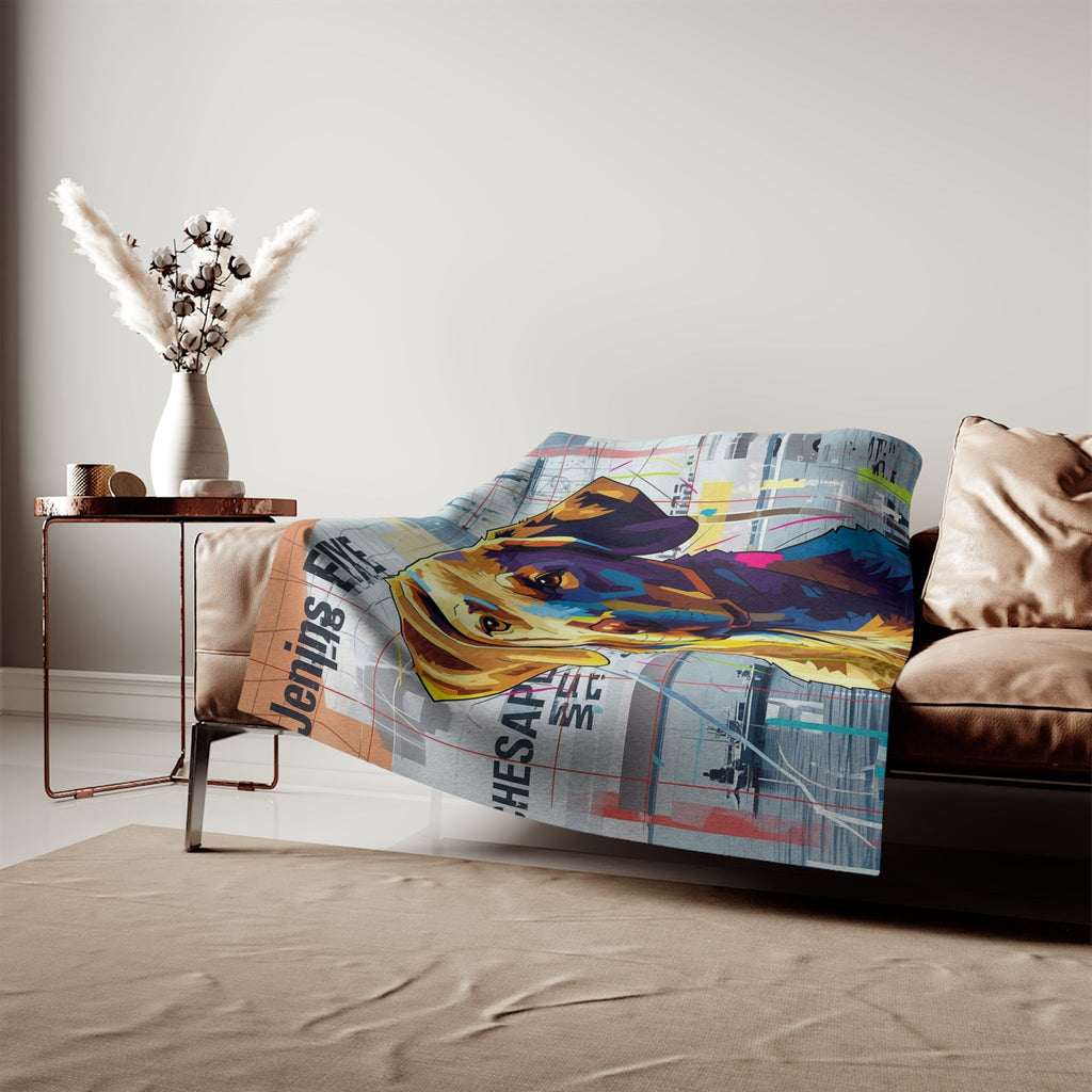 Sweatshirt Blanket – Plush Fleece Throw, 2 Size Options