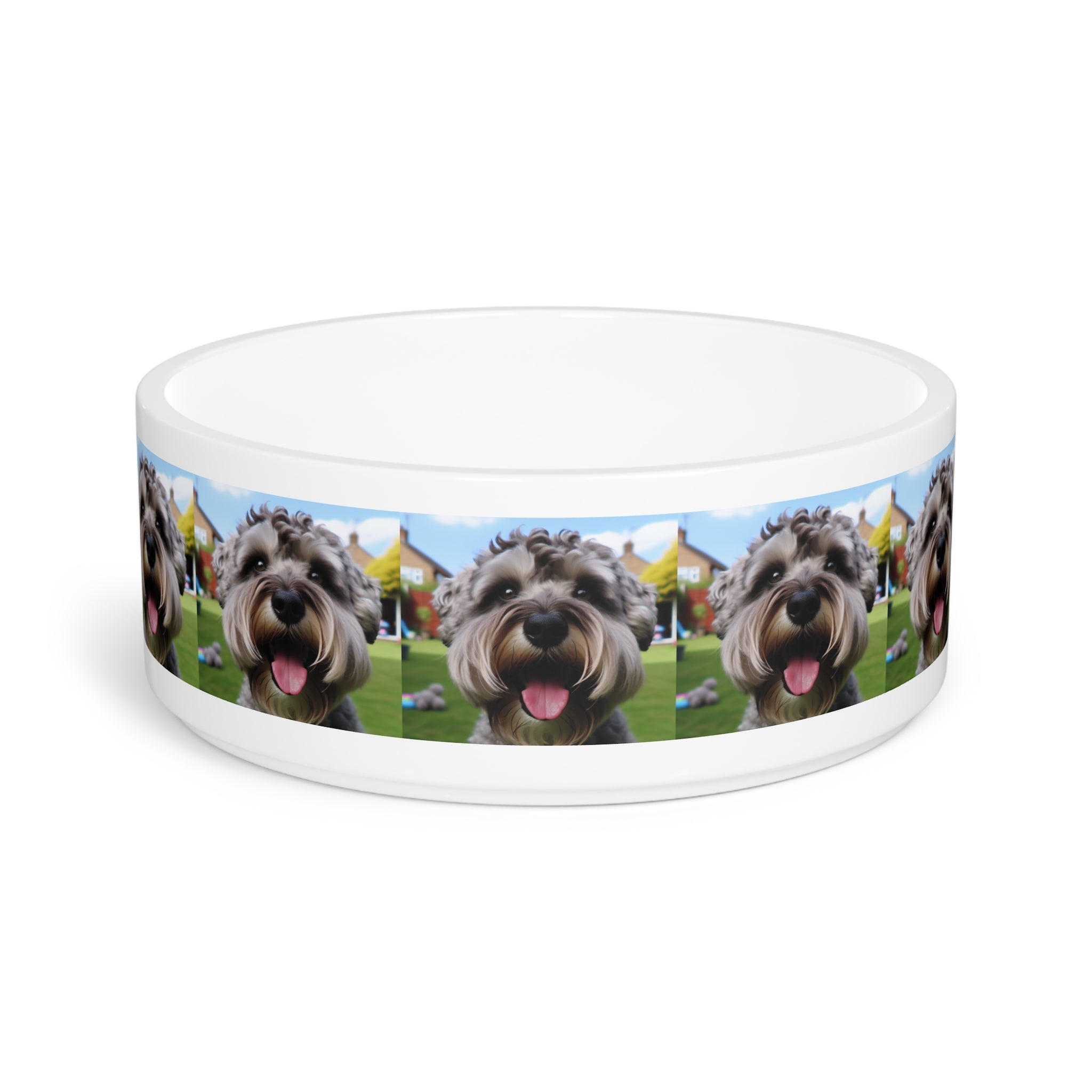 Ceramic Pet Bowl – 16 oz Dog Feeding Bowl