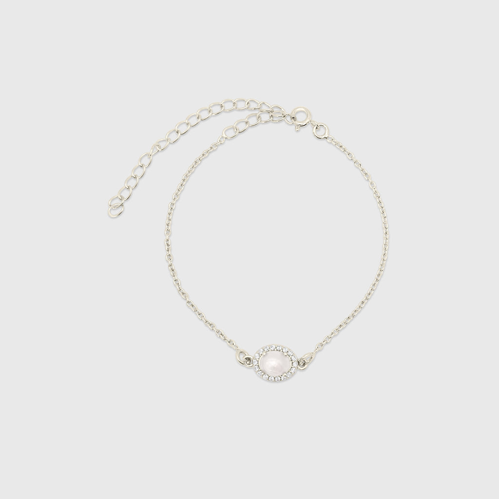 Oval Halo Bracelet