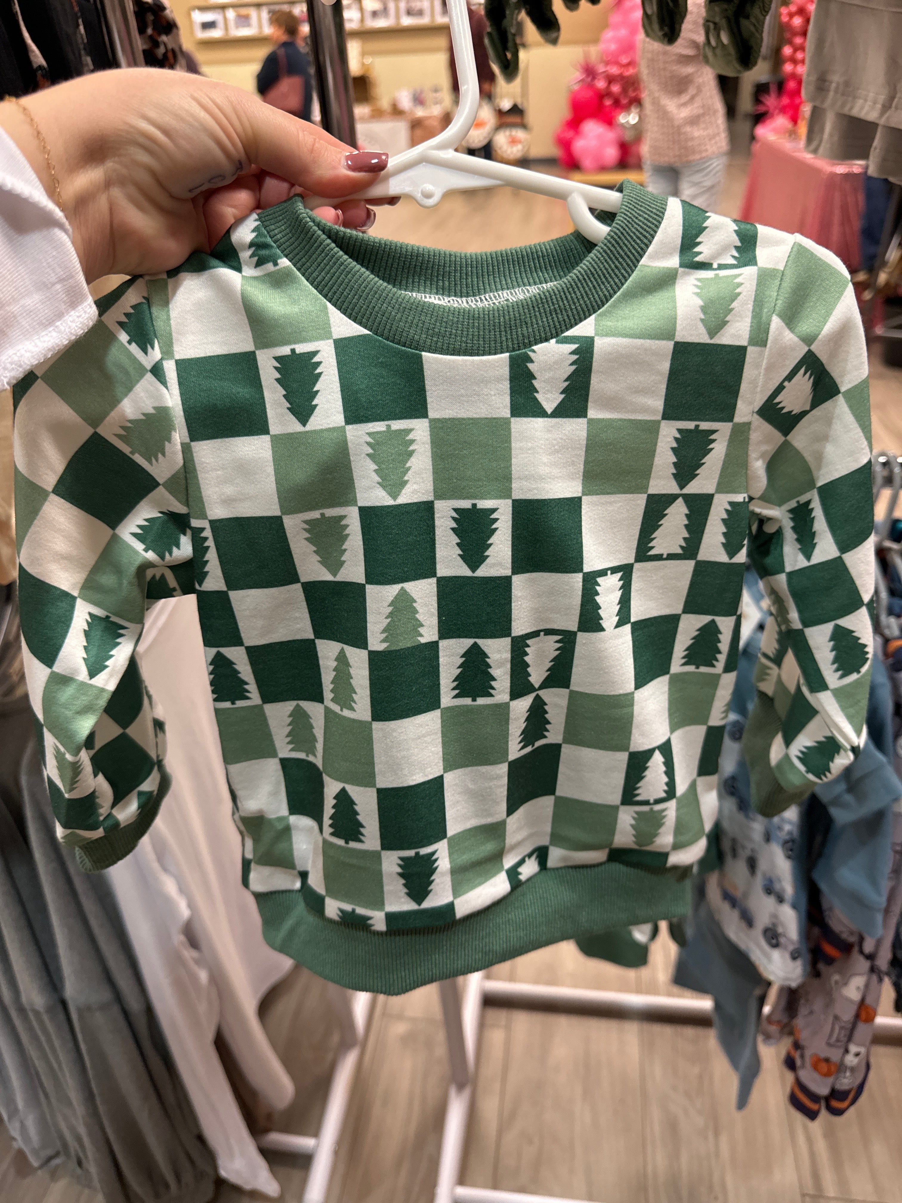 Checkered Pine Jogger Set