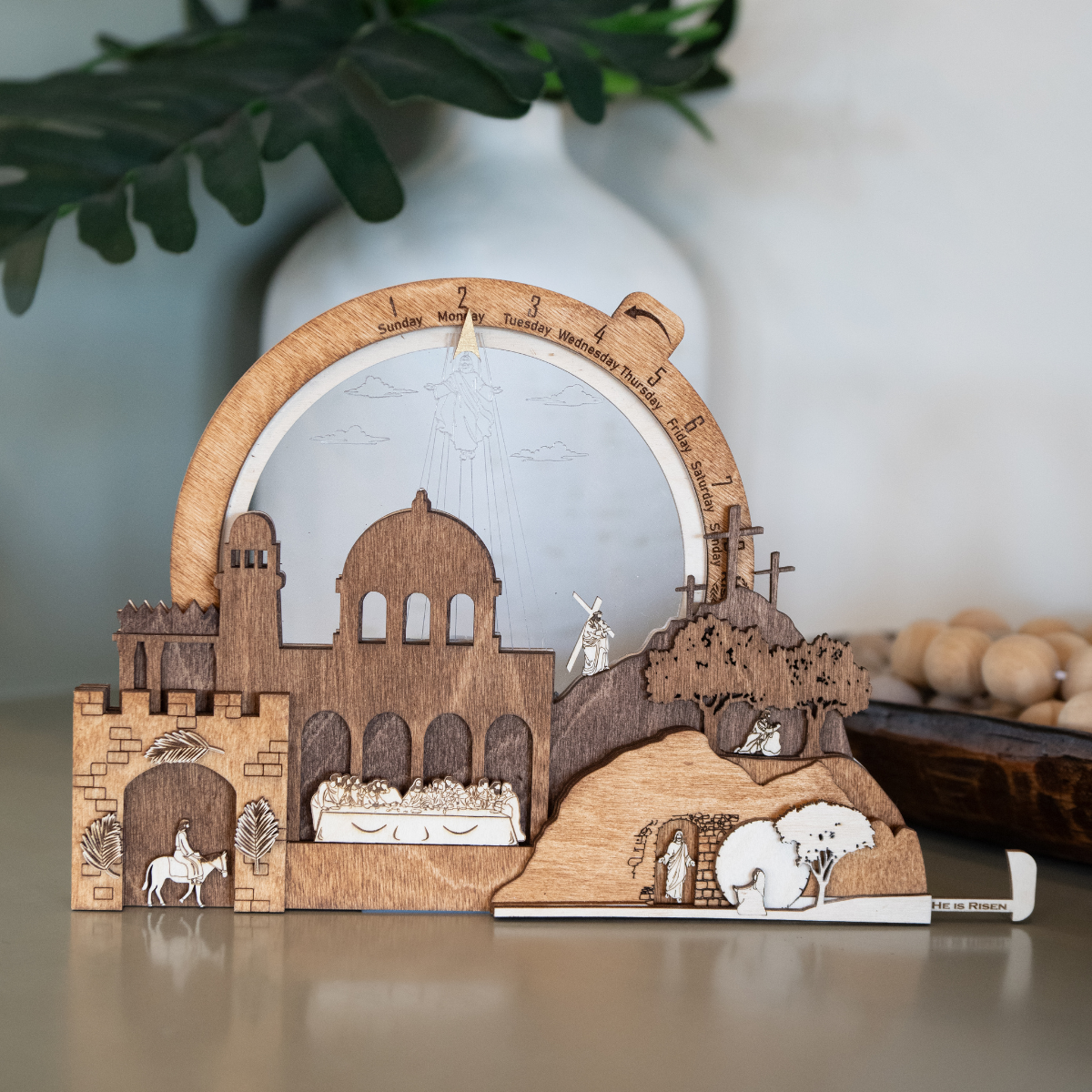 Easter Creche Countdown | Light-Up + Music Display