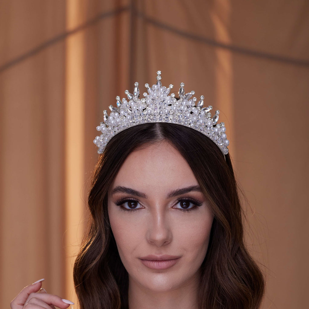 Crystal and Pearl Tiara