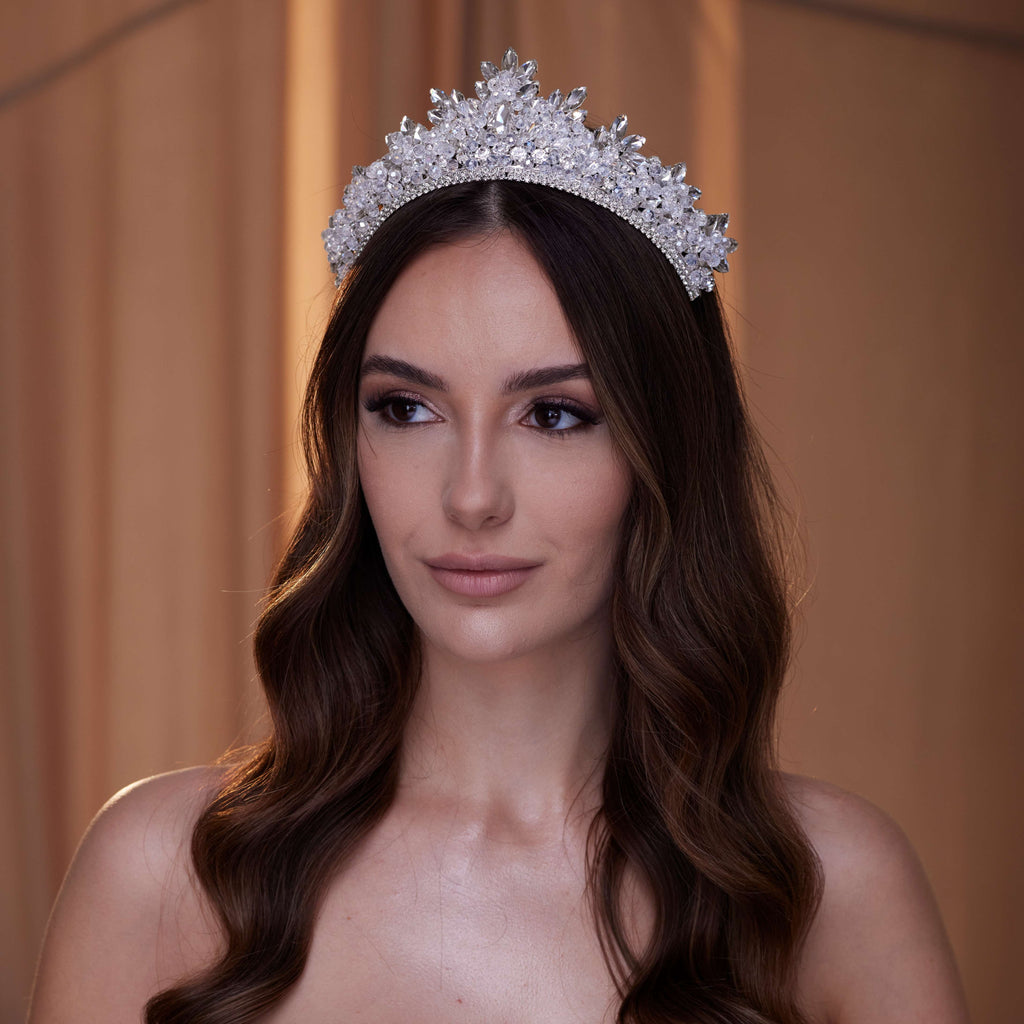 Sparkling Crystal Wedding Tiara