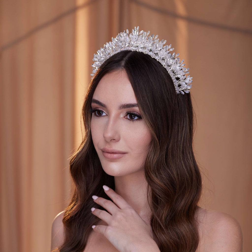 Elegant Bridal Crystal Tiara