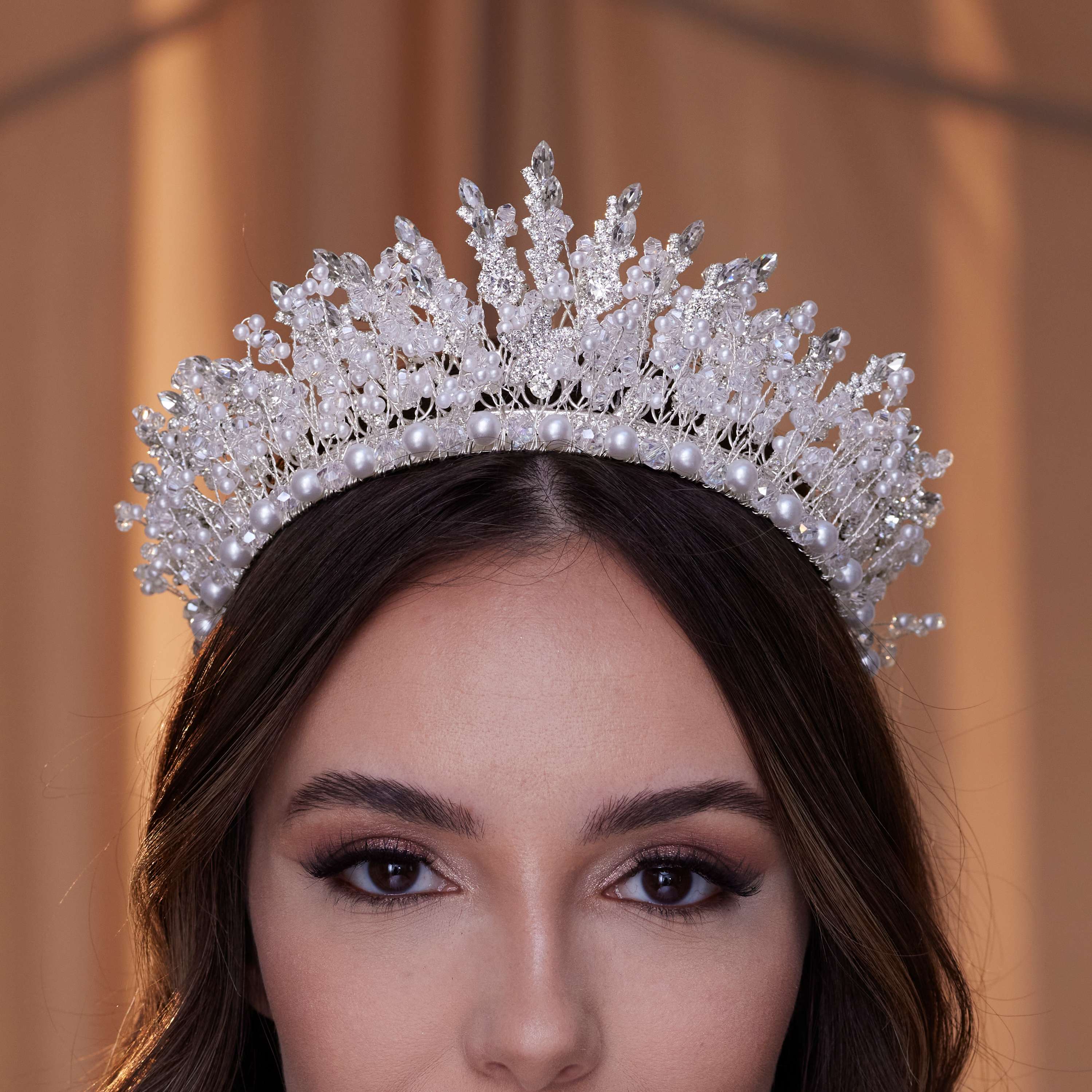 Elegant  Pearl Bridal Tiara