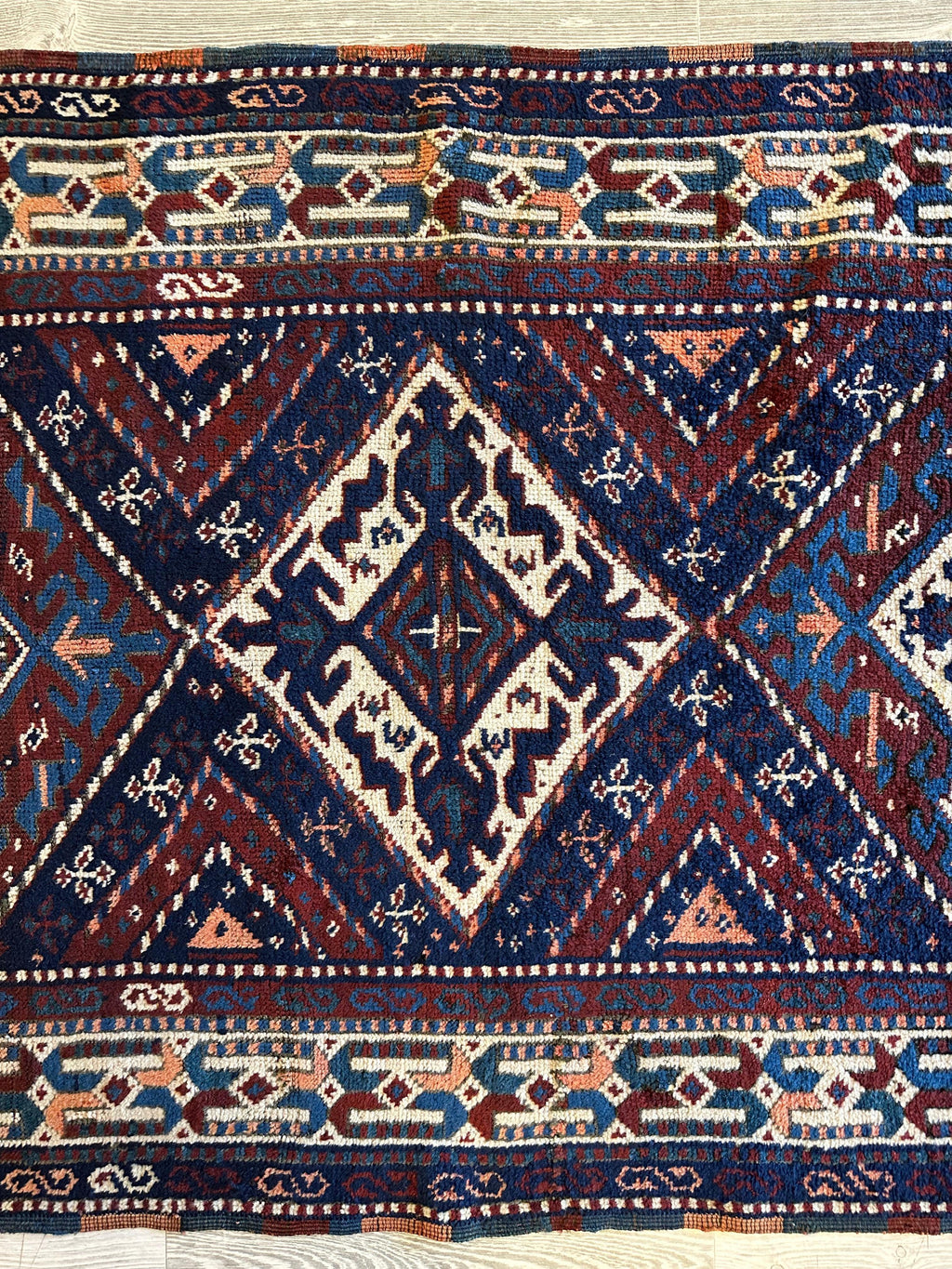 1920’s Antique Kurdish Rug 3’6” X 6’3”