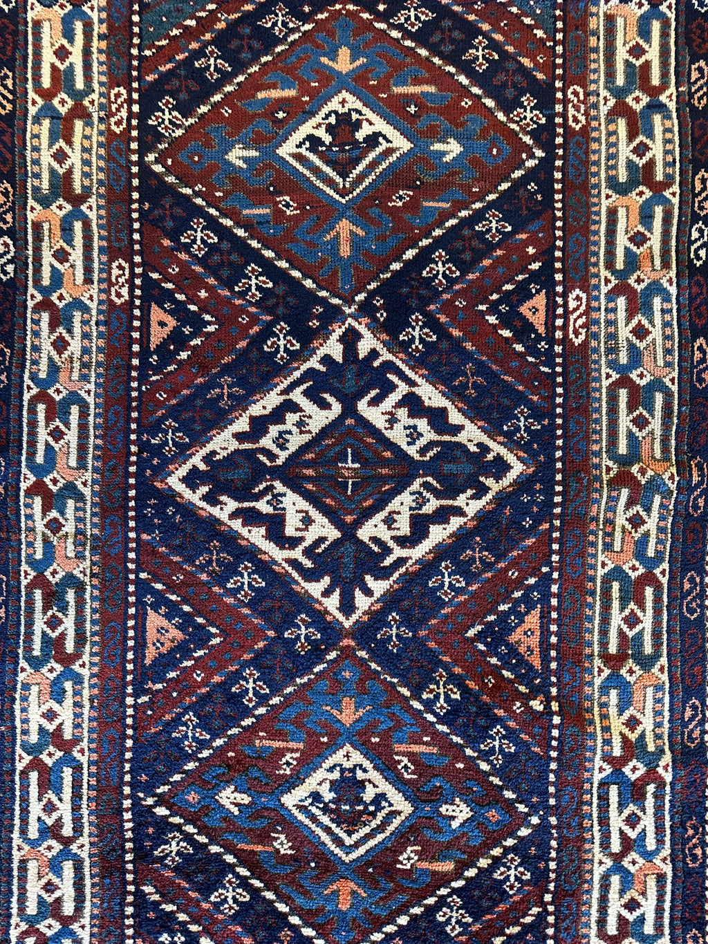 1920’s Antique Kurdish Rug 3’6” X 6’3”