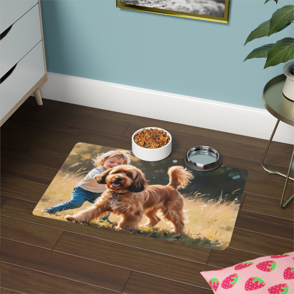 Non-Slip Pet Food Mat – Waterproof Feeding Mat for Dogs