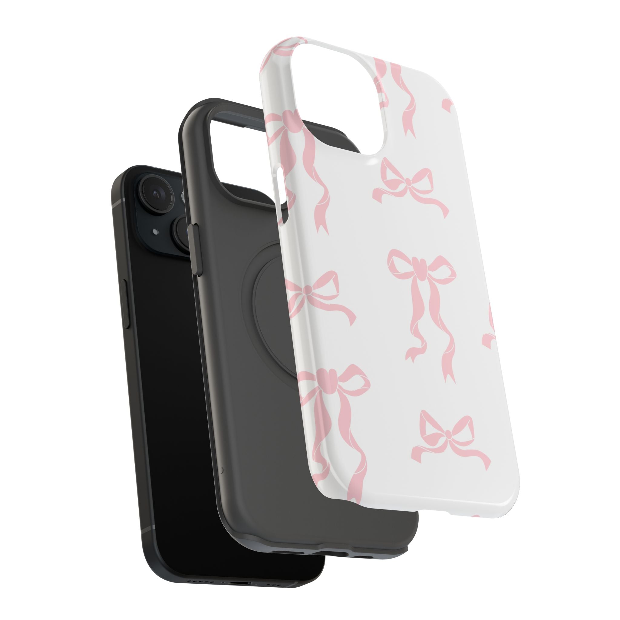 Customizable Cute Bow Pattern Phone Case