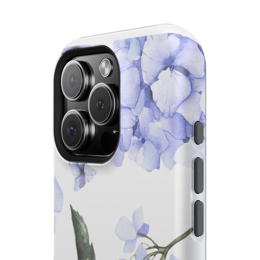 Customizable: Floral Purple Hydrangea Impact-Resistant Phone Case
