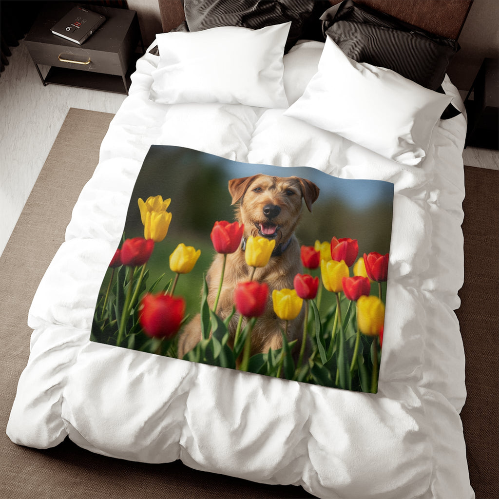 Sweatshirt Blanket – Plush Fleece Throw, 2 Size Options